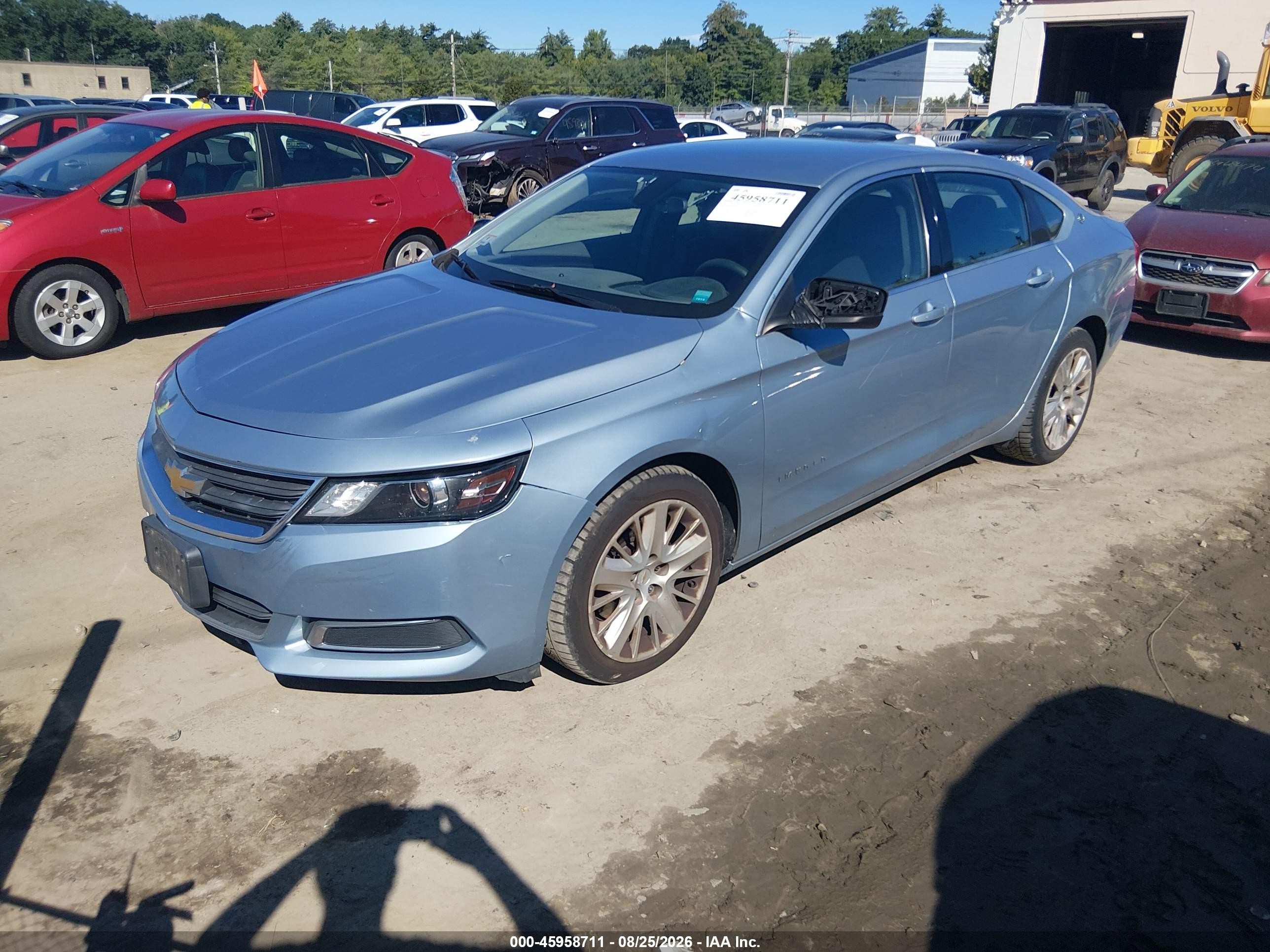 2015 Chevrolet Impala Ls Синий vin: 1G11Z5SL6FU121205