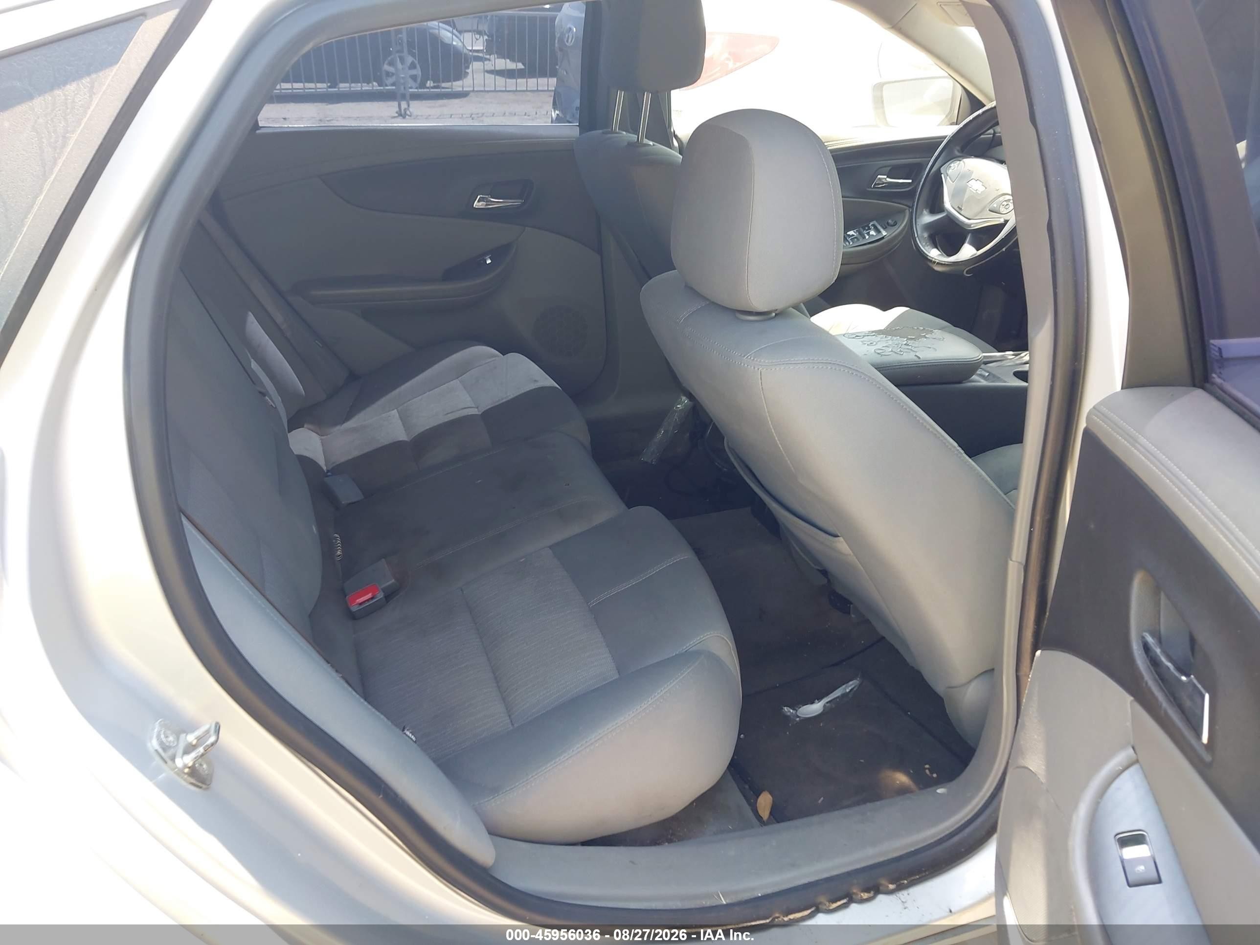 2015 Chevrolet Impala Ls Silver vin: 1G11Z5SL7FU106177