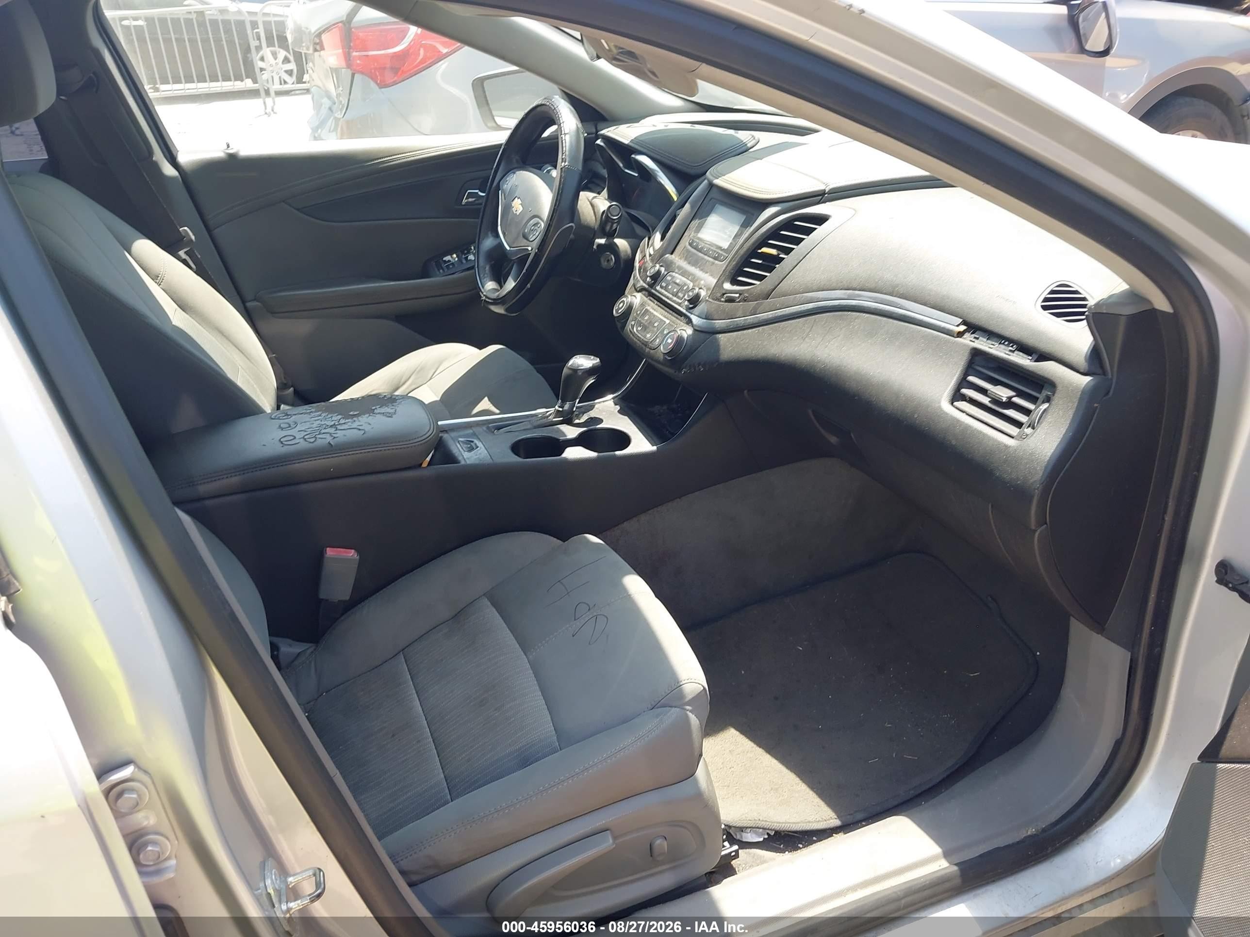 2015 Chevrolet Impala Ls Silver vin: 1G11Z5SL7FU106177