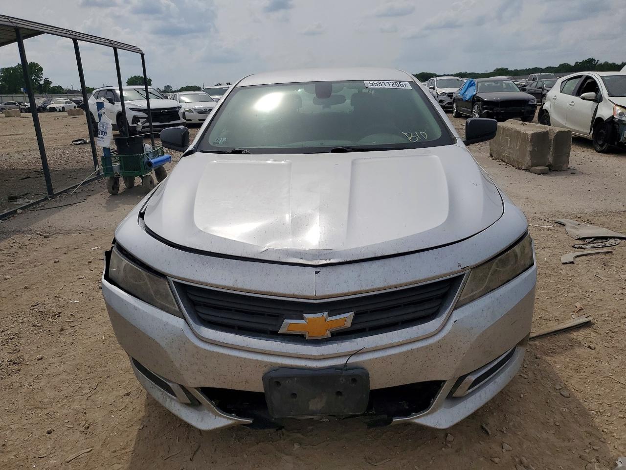 2015 Chevrolet Impala Ls Silver vin: 1G11Z5SL7FU109208
