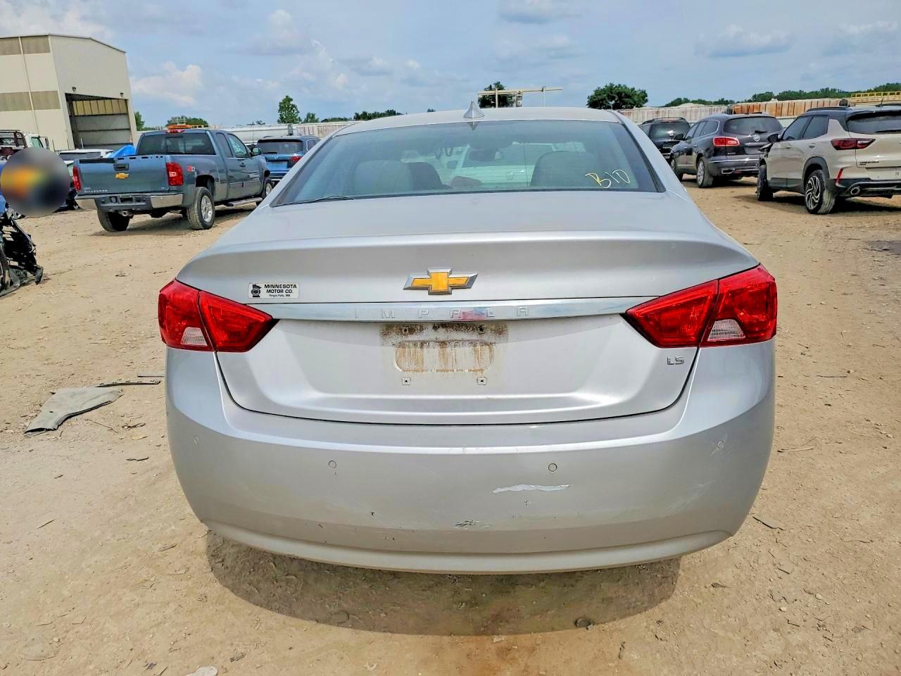2015 Chevrolet Impala Ls Silver vin: 1G11Z5SL7FU109208