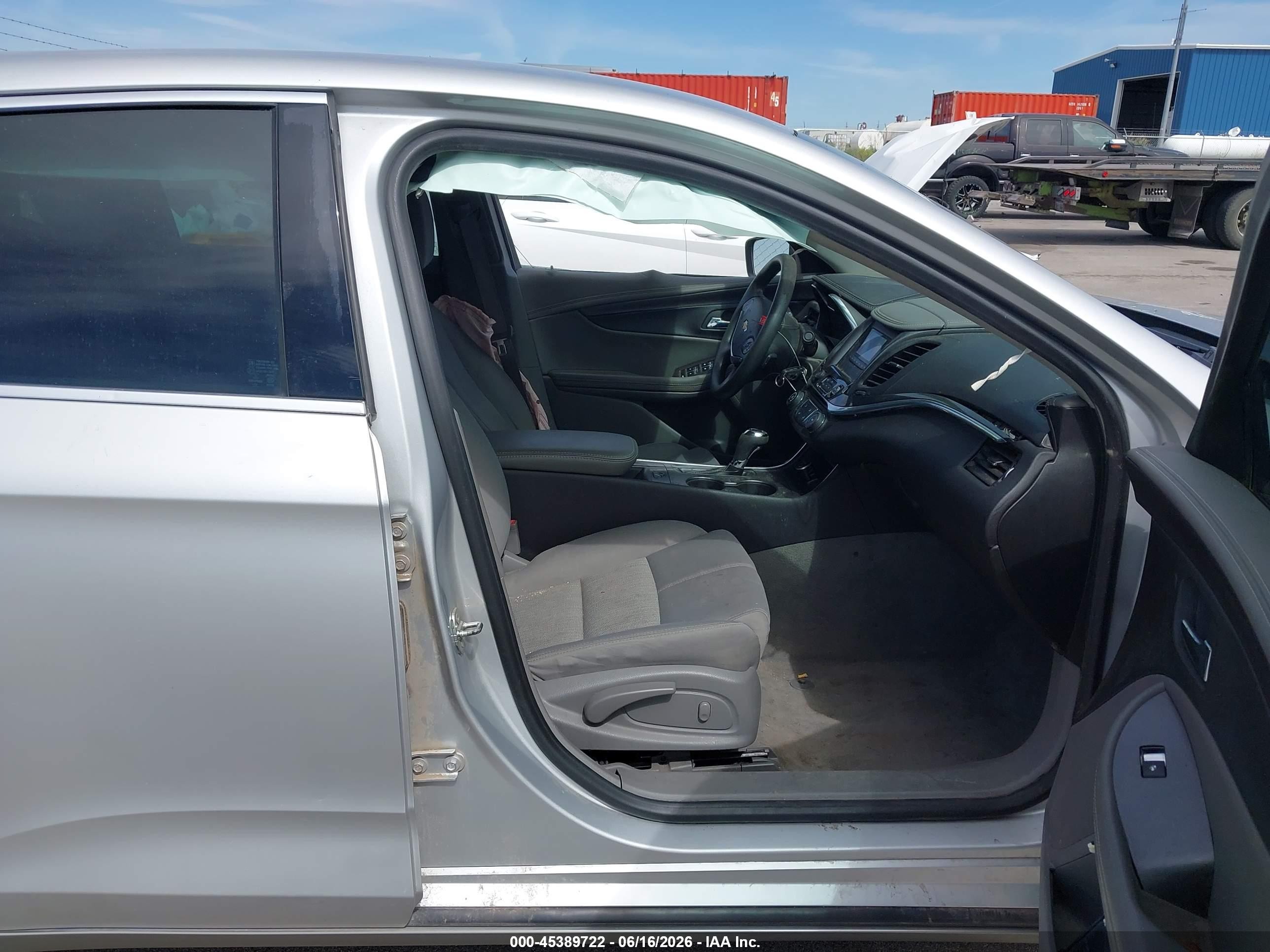 2015 Chevrolet Impala Ls Silver vin: 1G11Z5SLXFU116752