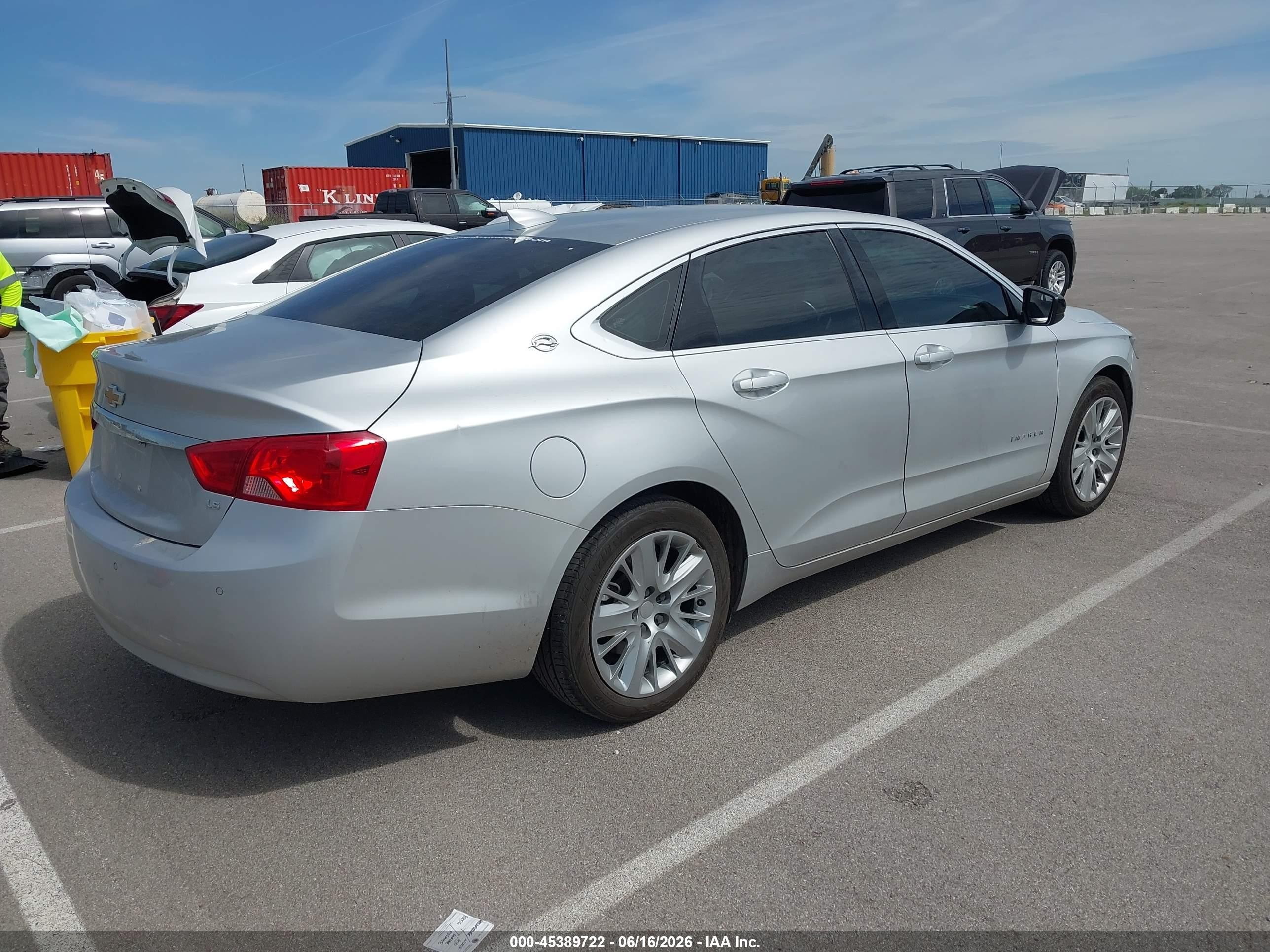 2015 Chevrolet Impala Ls Silver vin: 1G11Z5SLXFU116752