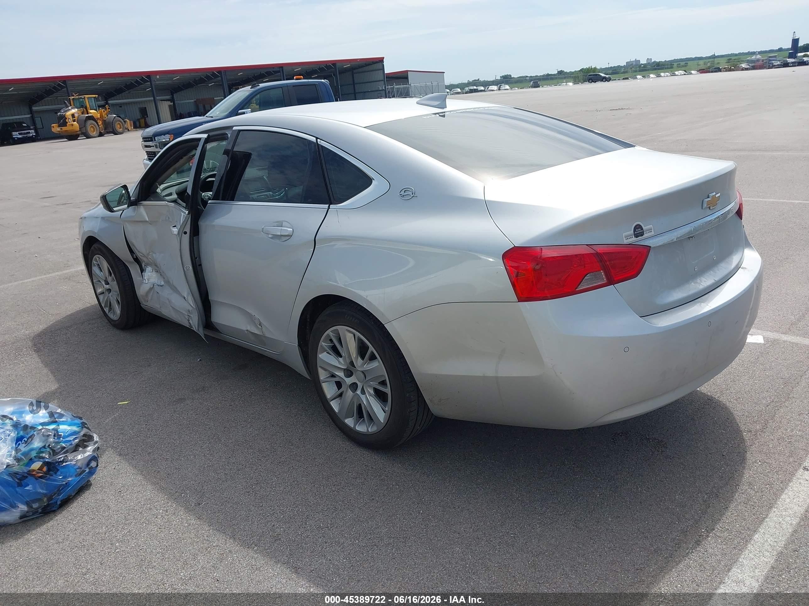 2015 Chevrolet Impala Ls Silver vin: 1G11Z5SLXFU116752