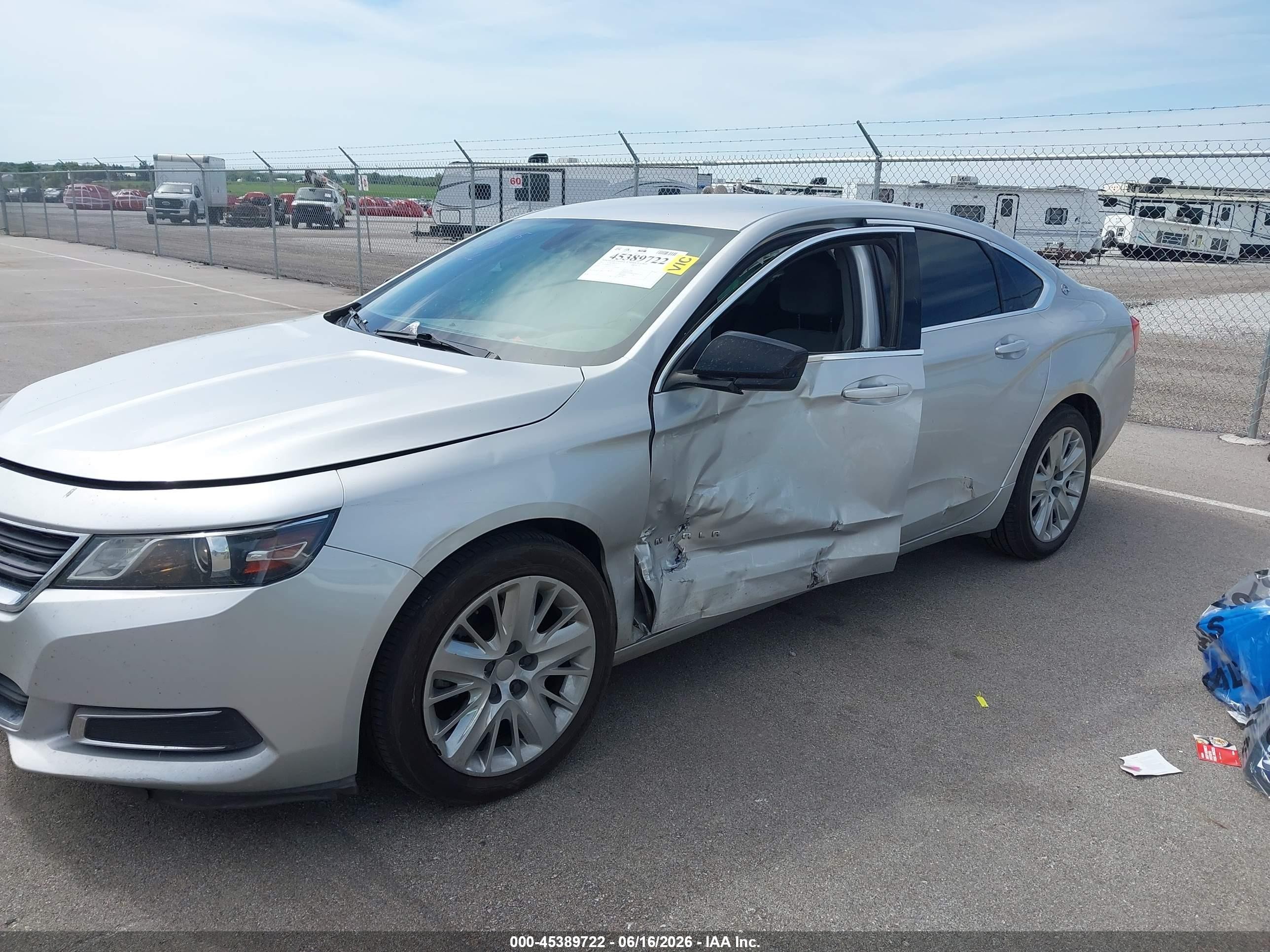 2015 Chevrolet Impala Ls Silver vin: 1G11Z5SLXFU116752