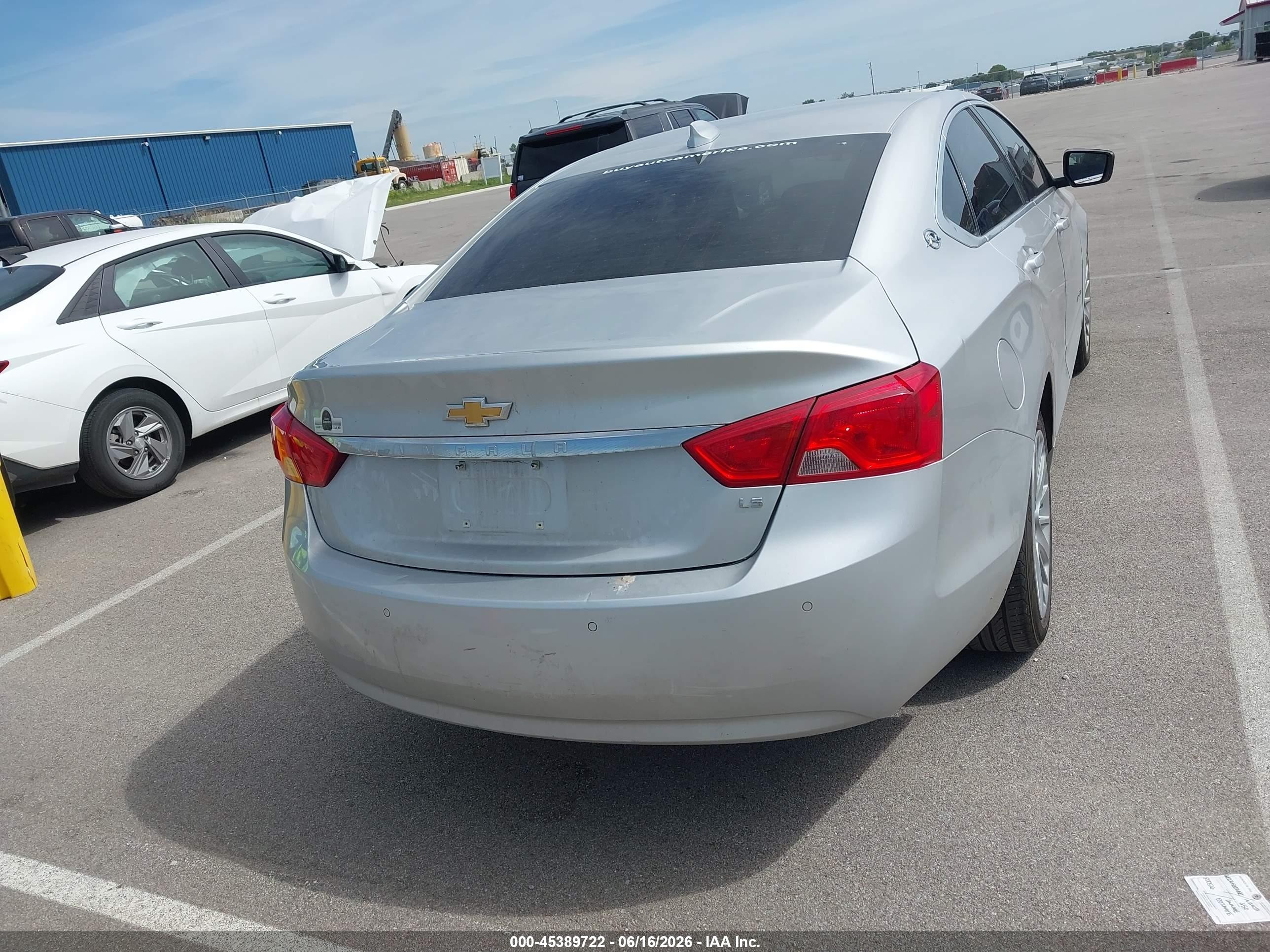 2015 Chevrolet Impala Ls Silver vin: 1G11Z5SLXFU116752