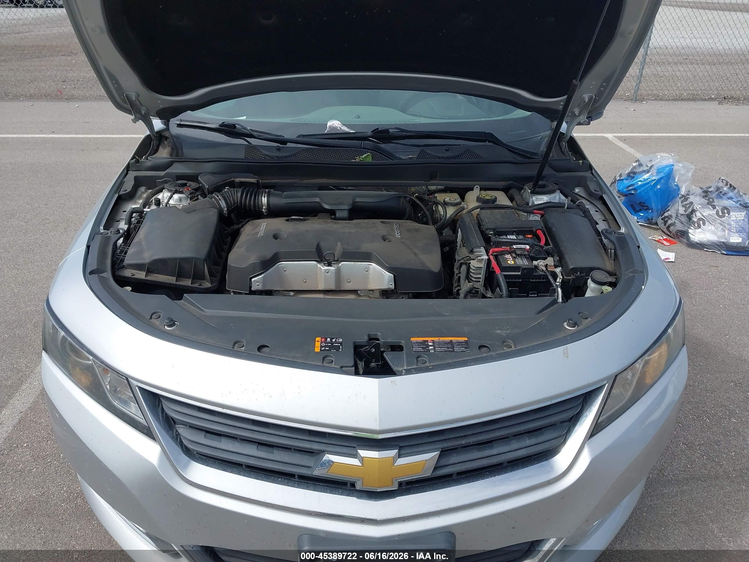 2015 Chevrolet Impala Ls Silver vin: 1G11Z5SLXFU116752