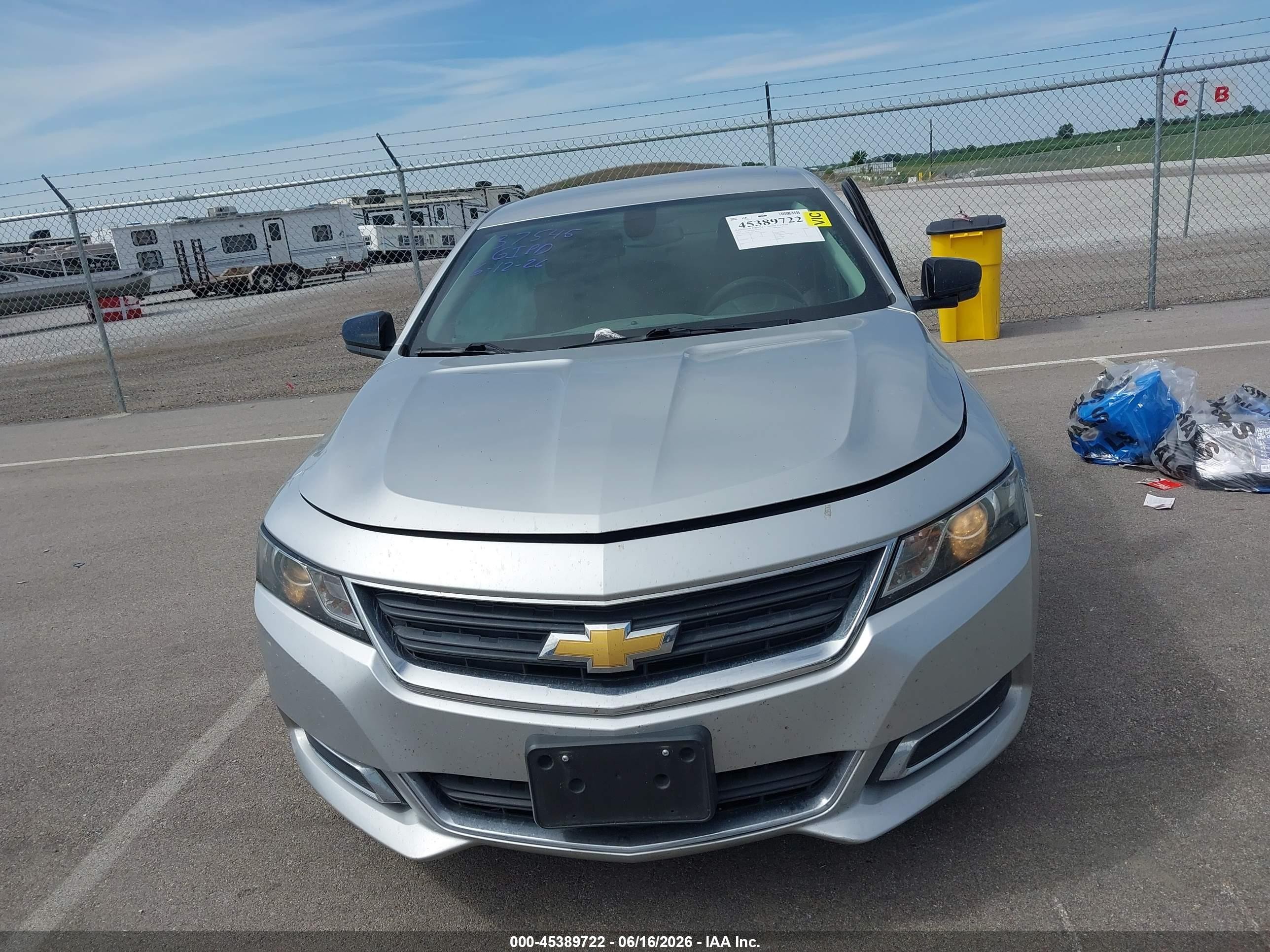 2015 Chevrolet Impala Ls Silver vin: 1G11Z5SLXFU116752