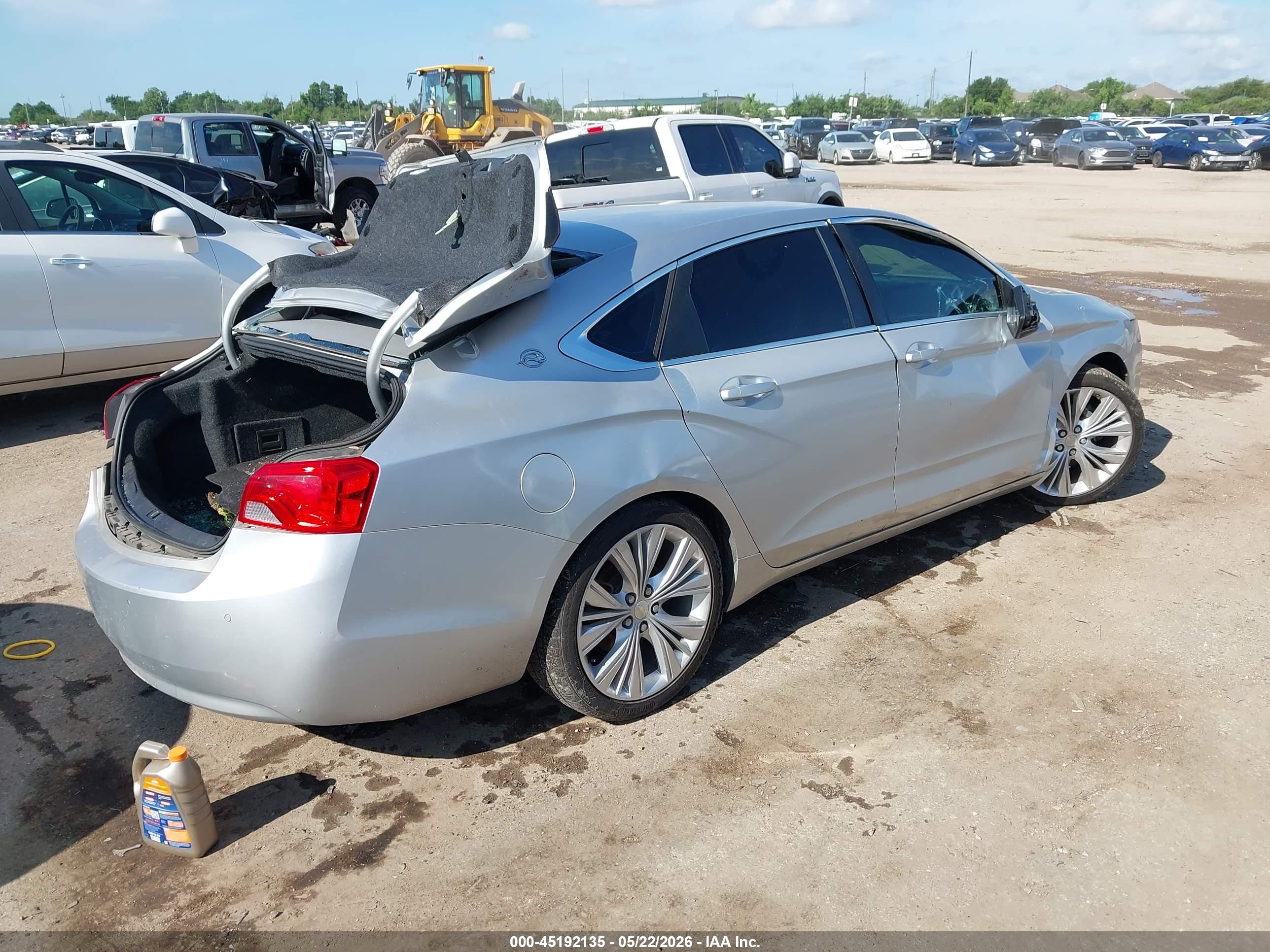 2015 Chevrolet Impala Ls Gray vin: 1G11Z5SLXFU133213