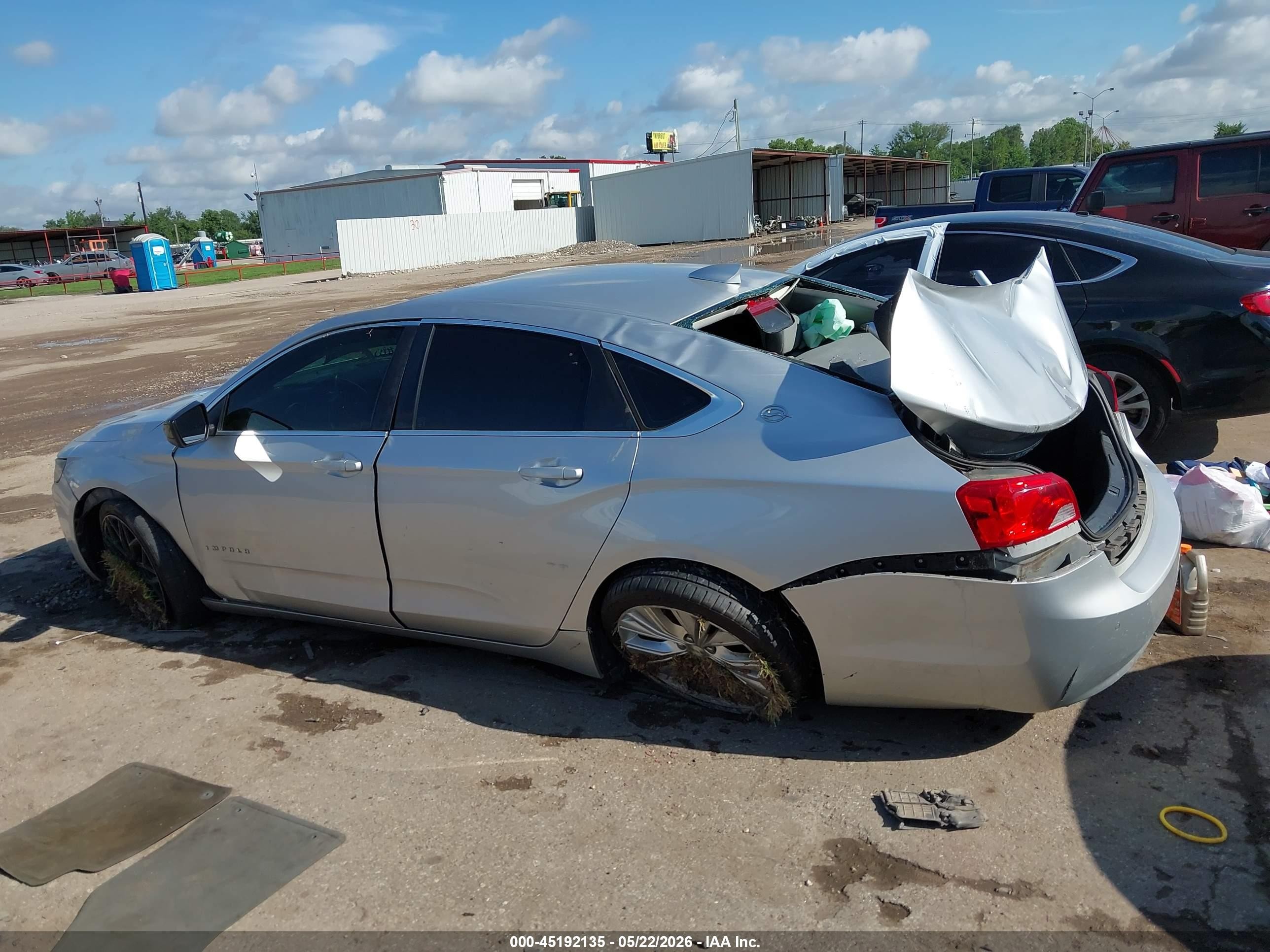 2015 Chevrolet Impala Ls Gray vin: 1G11Z5SLXFU133213