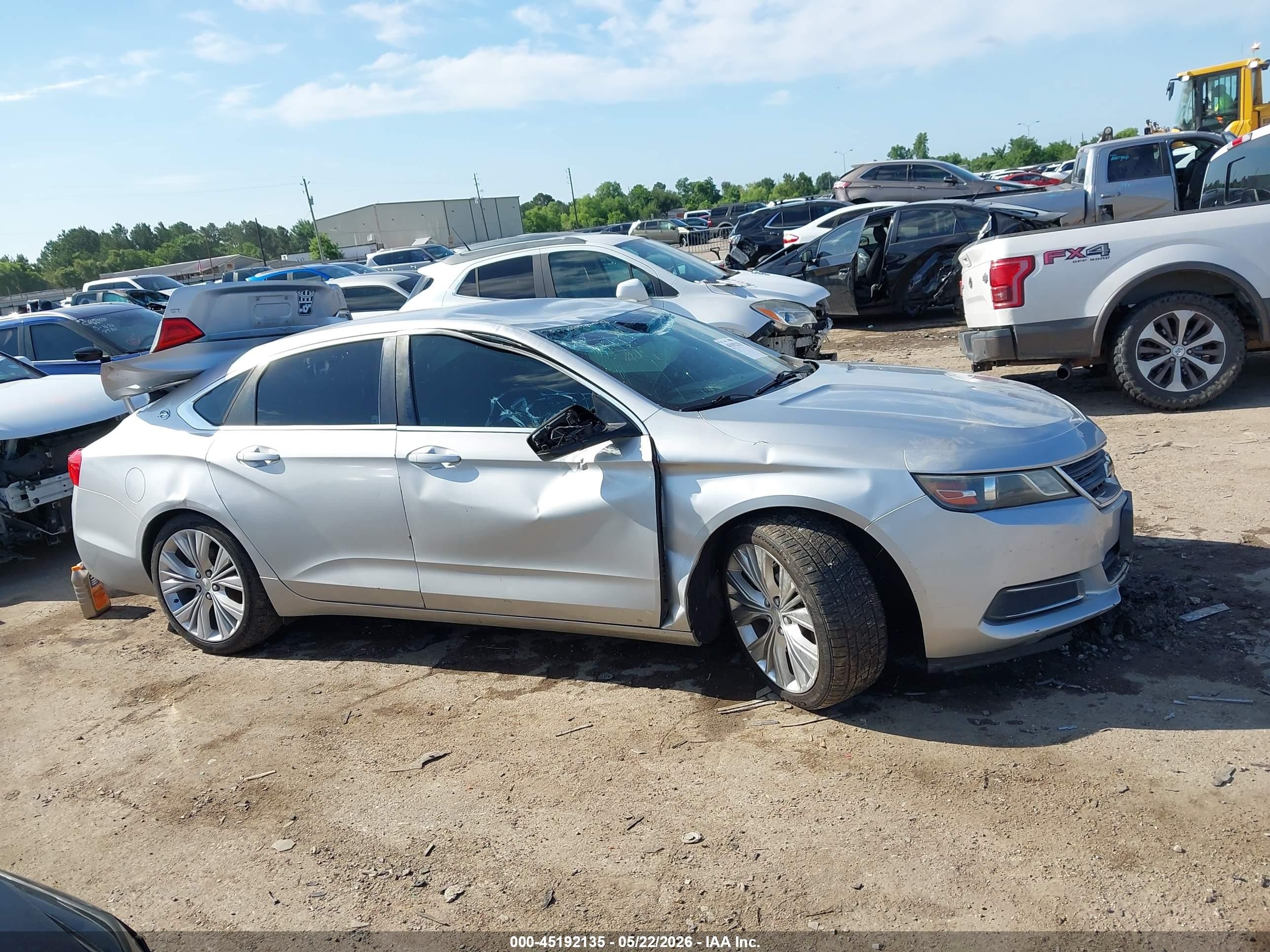 2015 Chevrolet Impala Ls Gray vin: 1G11Z5SLXFU133213