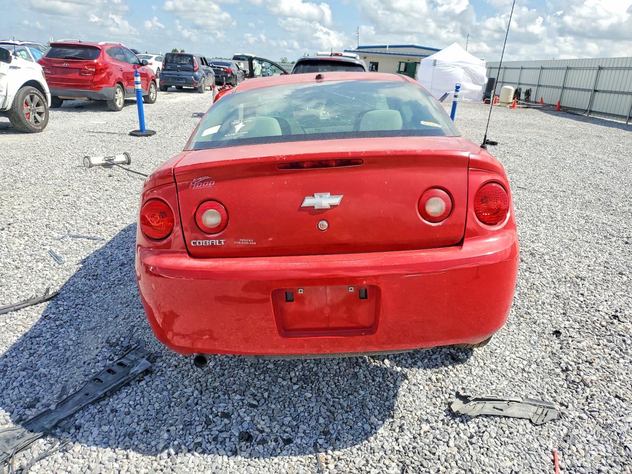 2010 Chevrolet Cobalt Ls Красный vin: 1G1AA1F5XA7181457