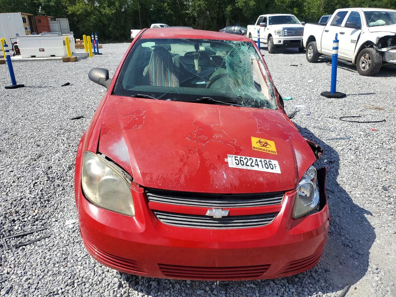 2010 Chevrolet Cobalt Ls Красный vin: 1G1AA1F5XA7181457