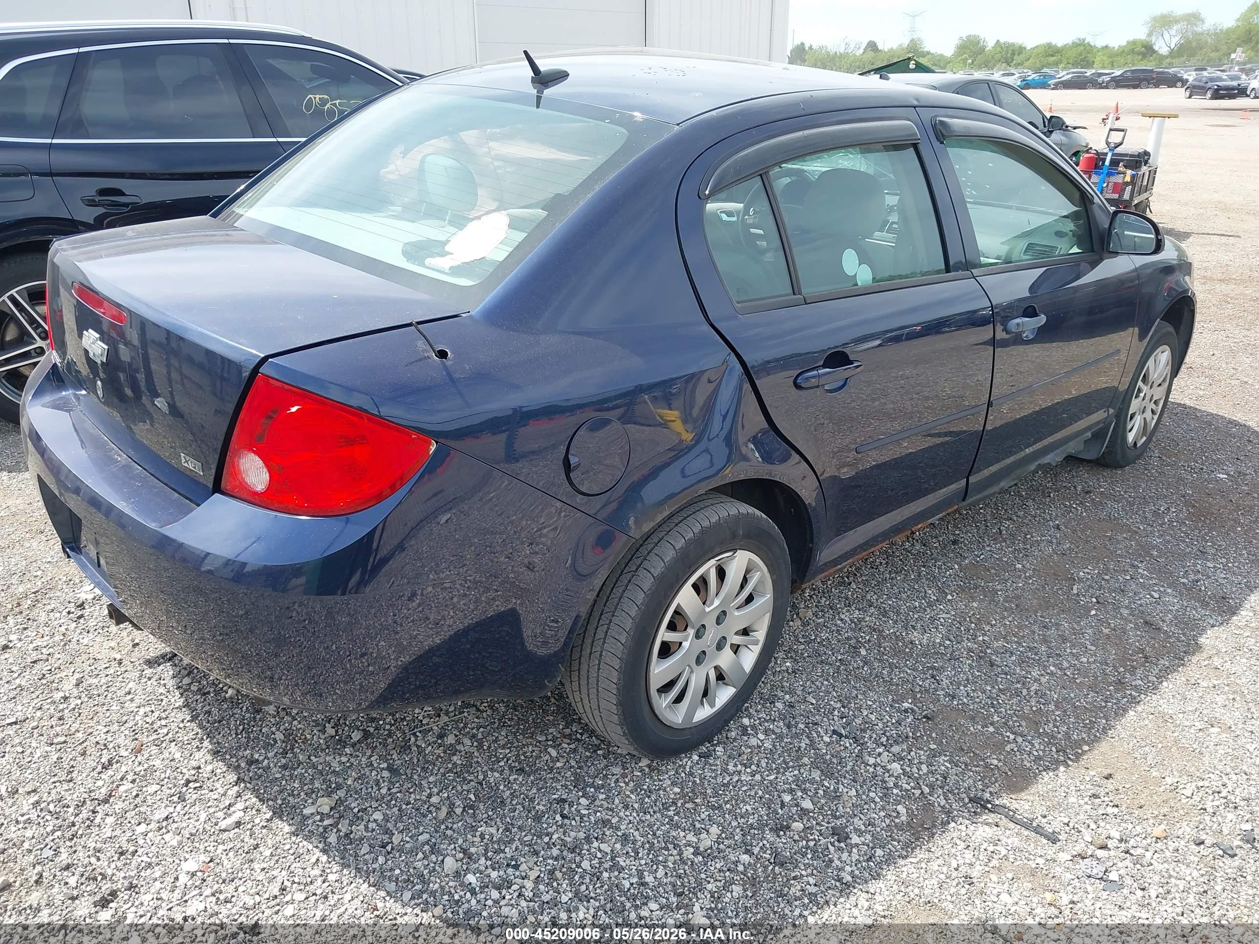 2010 Chevrolet Cobalt Ls Blue vin: 1G1AA5F5XA7161913