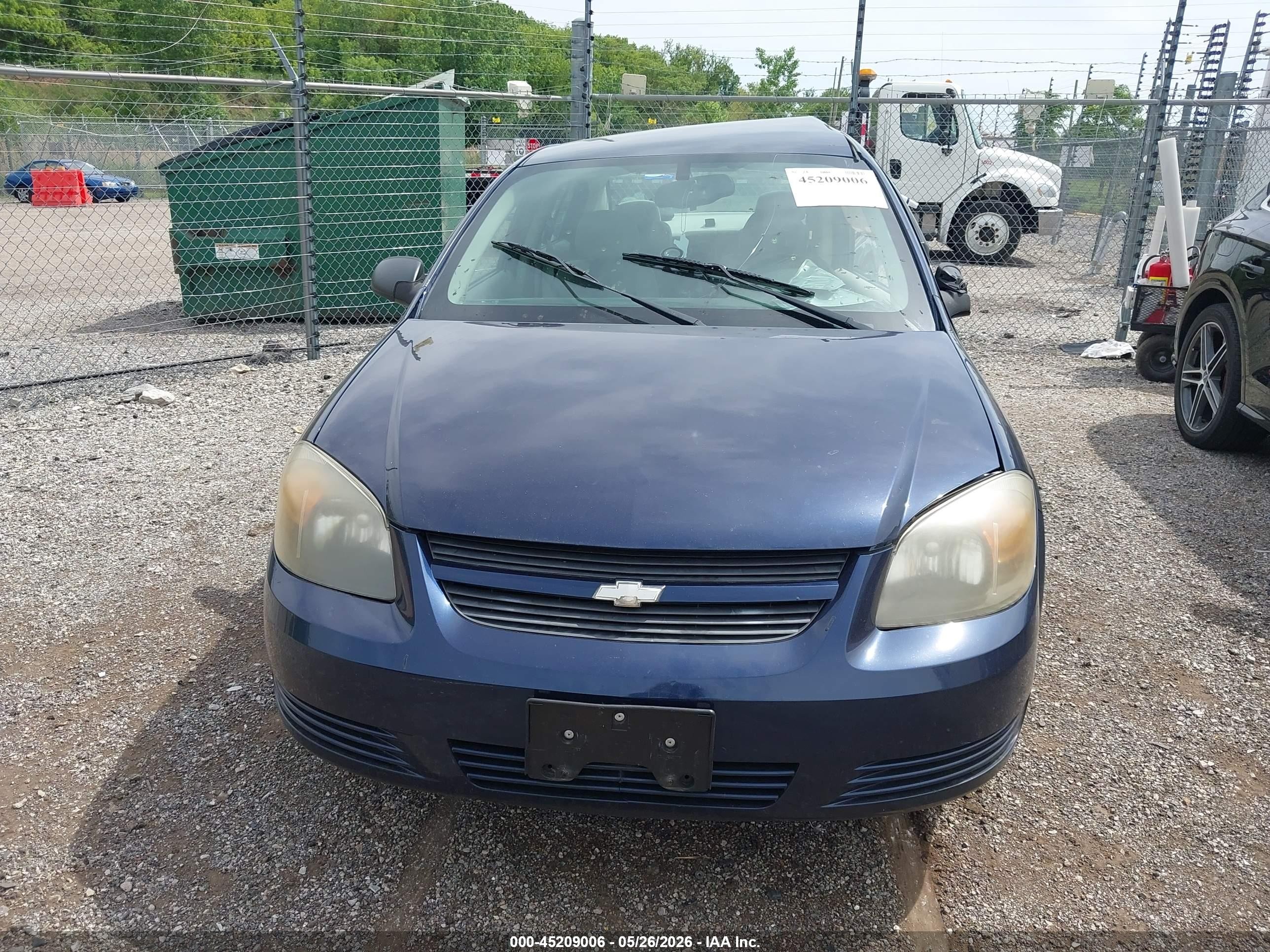 2010 Chevrolet Cobalt Ls Blue vin: 1G1AA5F5XA7161913