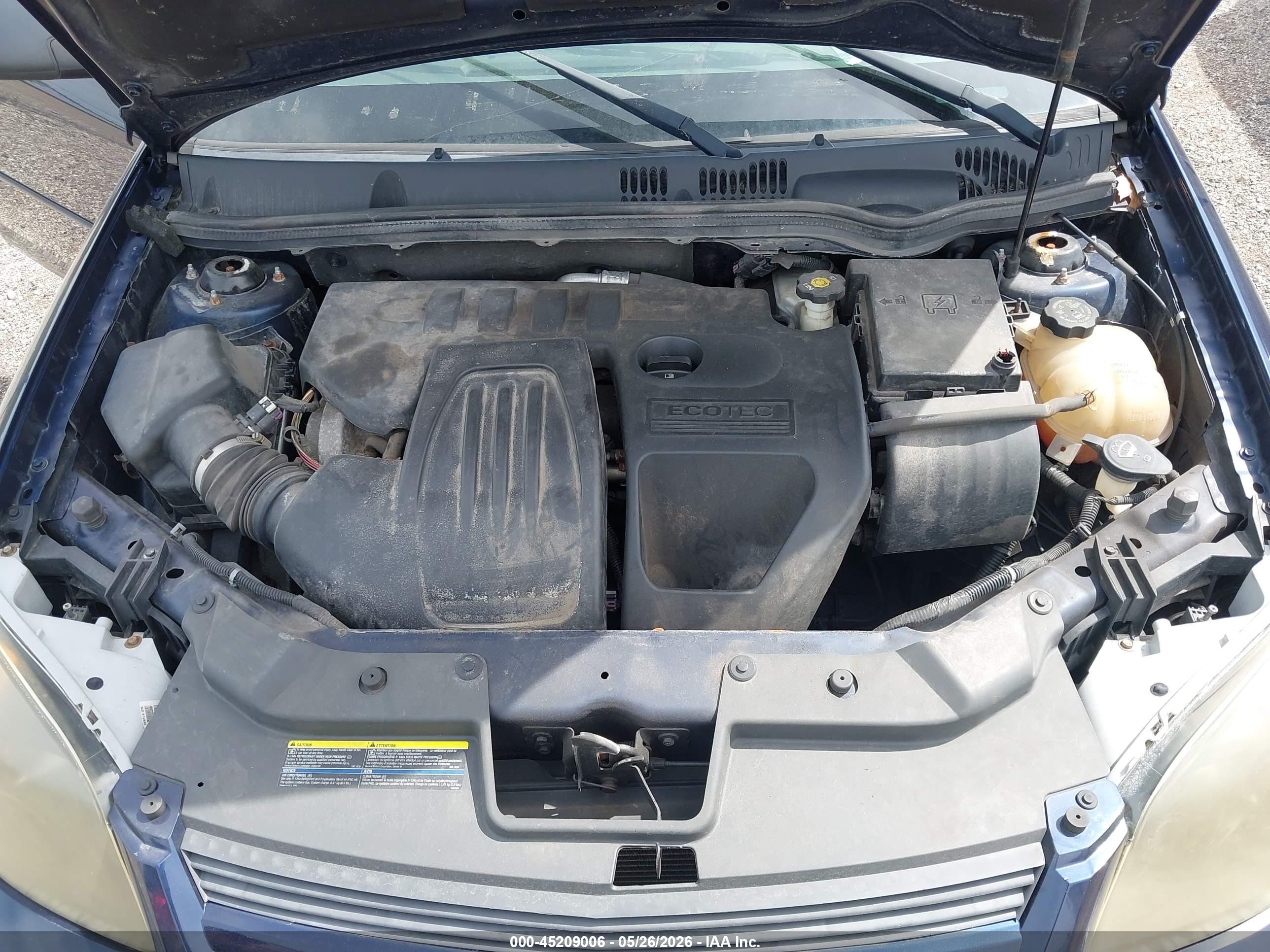 2010 Chevrolet Cobalt Ls Blue vin: 1G1AA5F5XA7161913