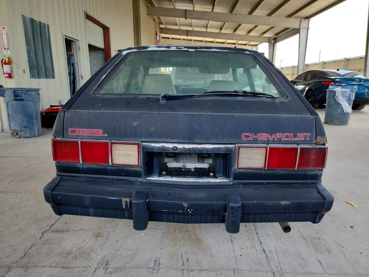 1983 Chevrolet Chevette Black vin: 1G1AB08D9DY197742