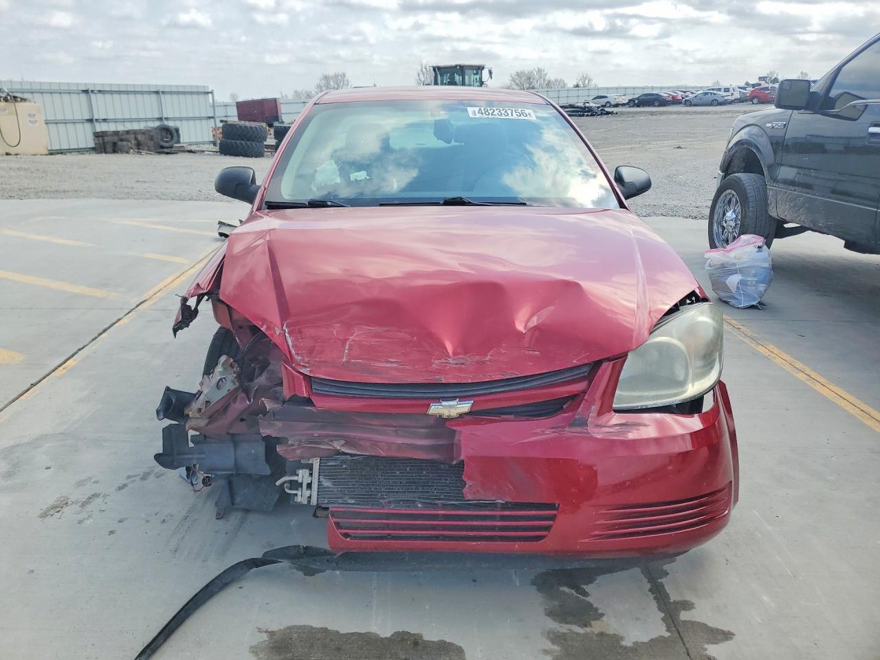 2010 Chevrolet Cobalt Ls Red vin: 1G1AB1F52A7241244