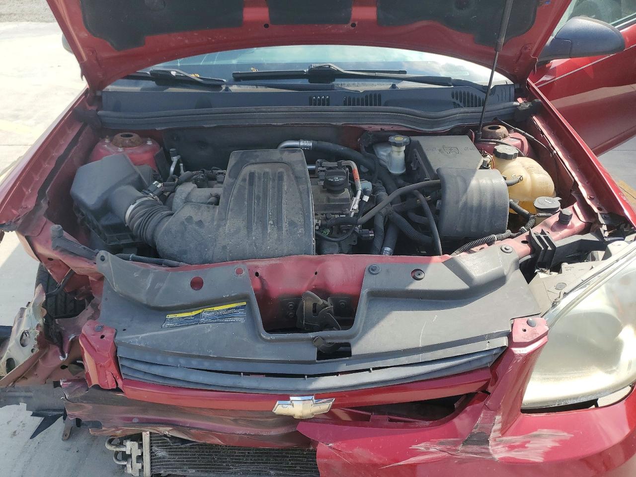2010 Chevrolet Cobalt Ls Red vin: 1G1AB1F52A7241244
