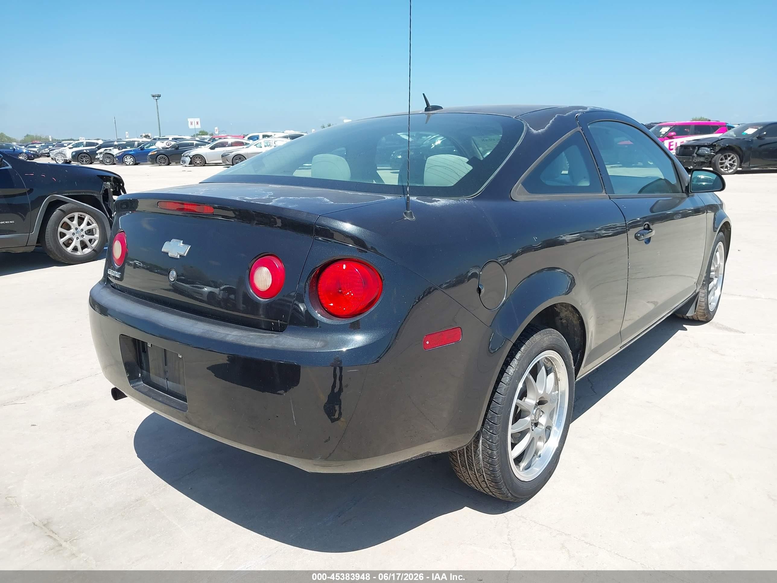 2010 Chevrolet Cobalt Ls Black vin: 1G1AB1F55A7127206