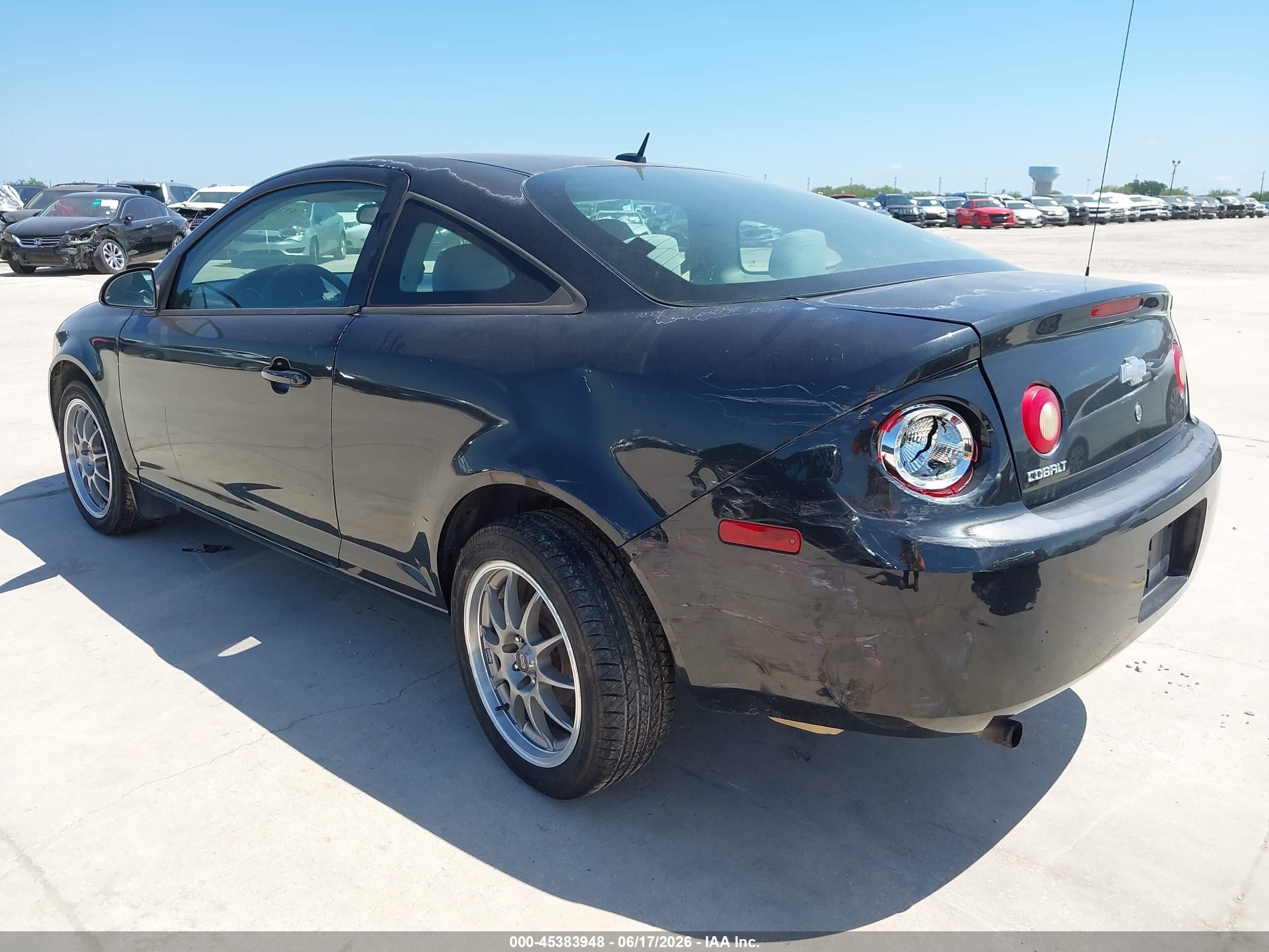 2010 Chevrolet Cobalt Ls Black vin: 1G1AB1F55A7127206