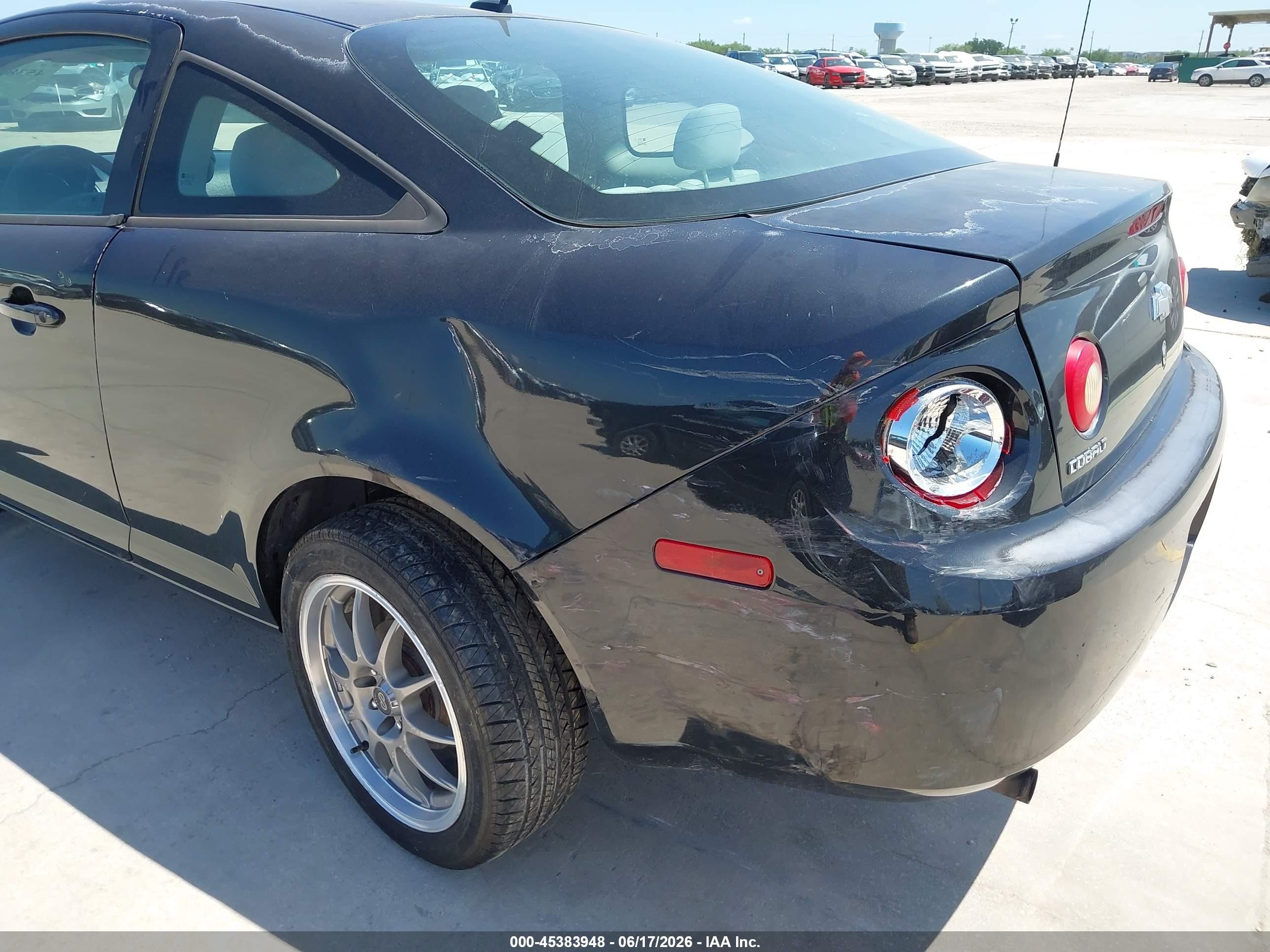2010 Chevrolet Cobalt Ls Black vin: 1G1AB1F55A7127206