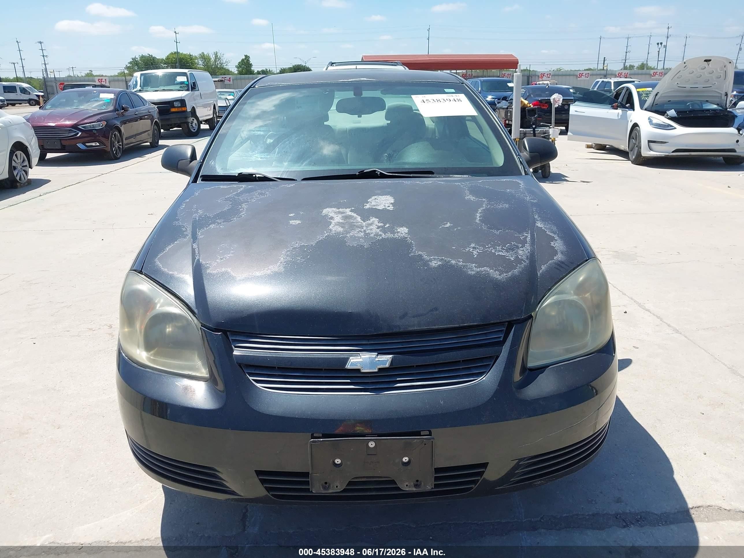 2010 Chevrolet Cobalt Ls Black vin: 1G1AB1F55A7127206