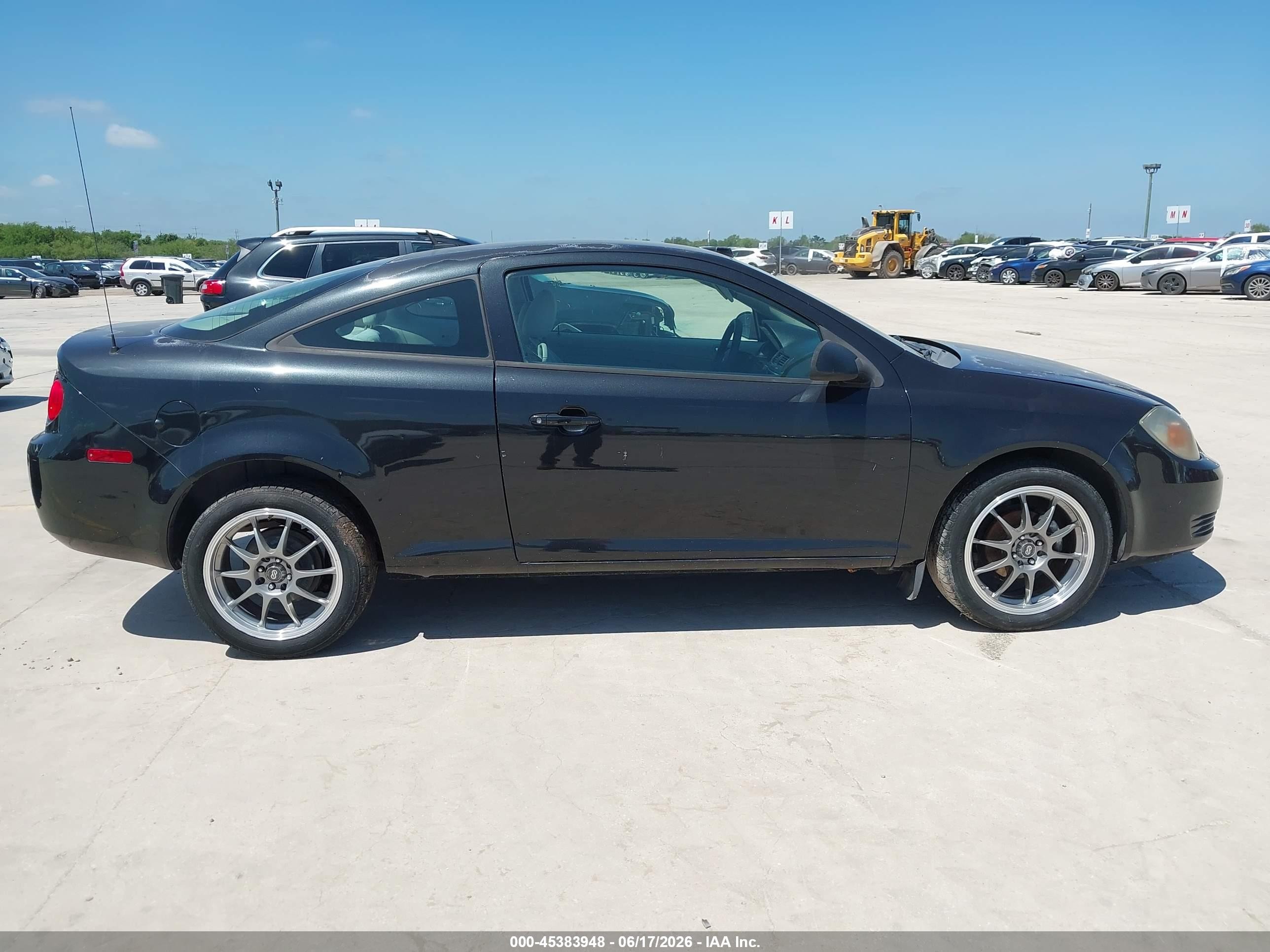 2010 Chevrolet Cobalt Ls Black vin: 1G1AB1F55A7127206
