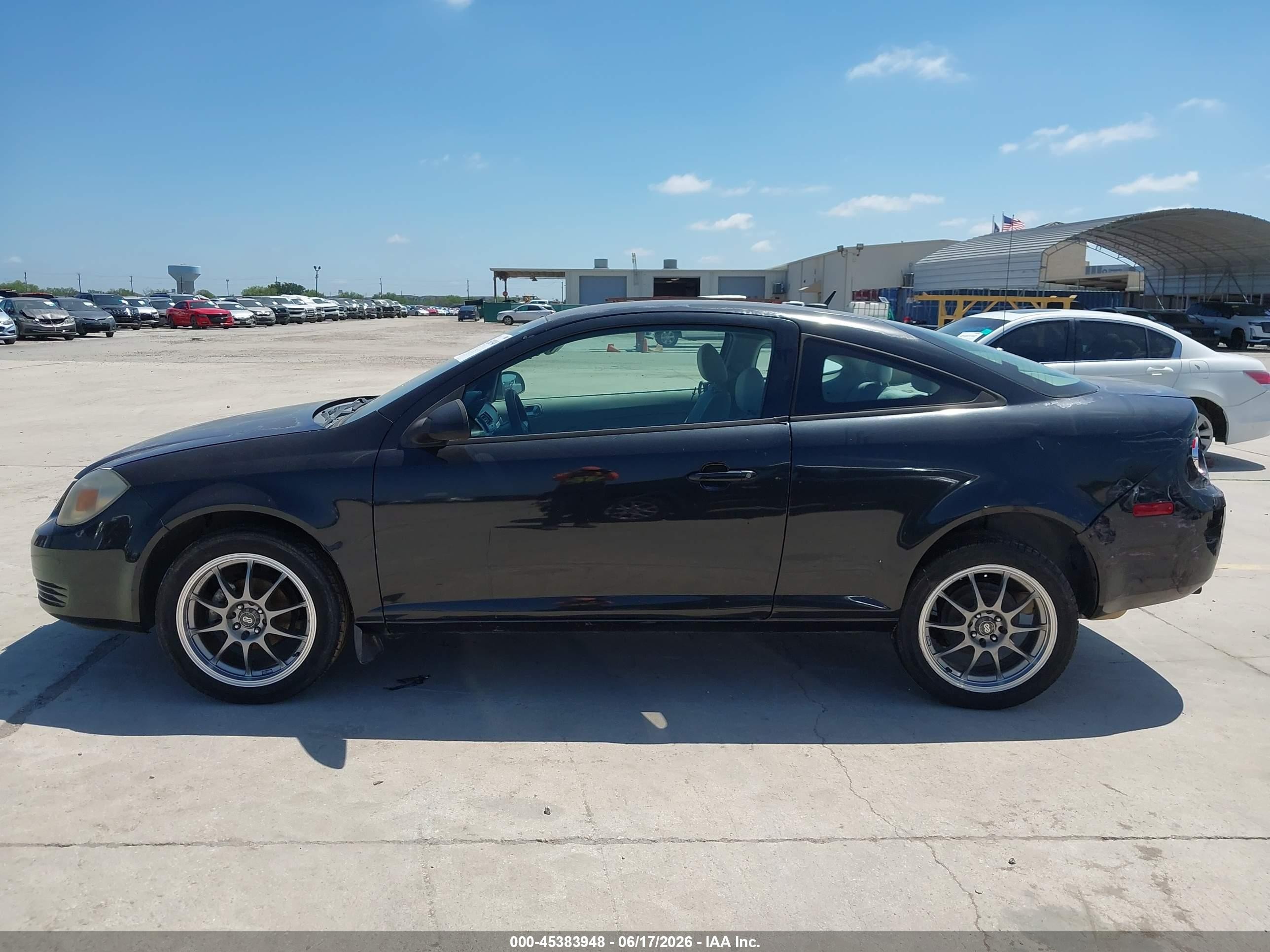 2010 Chevrolet Cobalt Ls Black vin: 1G1AB1F55A7127206
