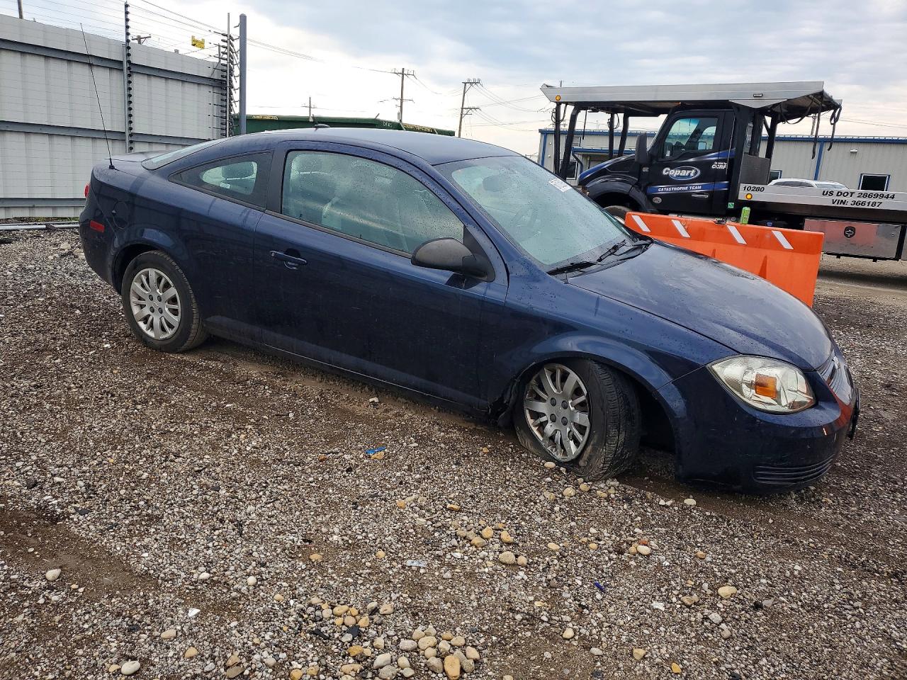 2010 Chevrolet Cobalt Ls Blue vin: 1G1AB1F5XA7140839