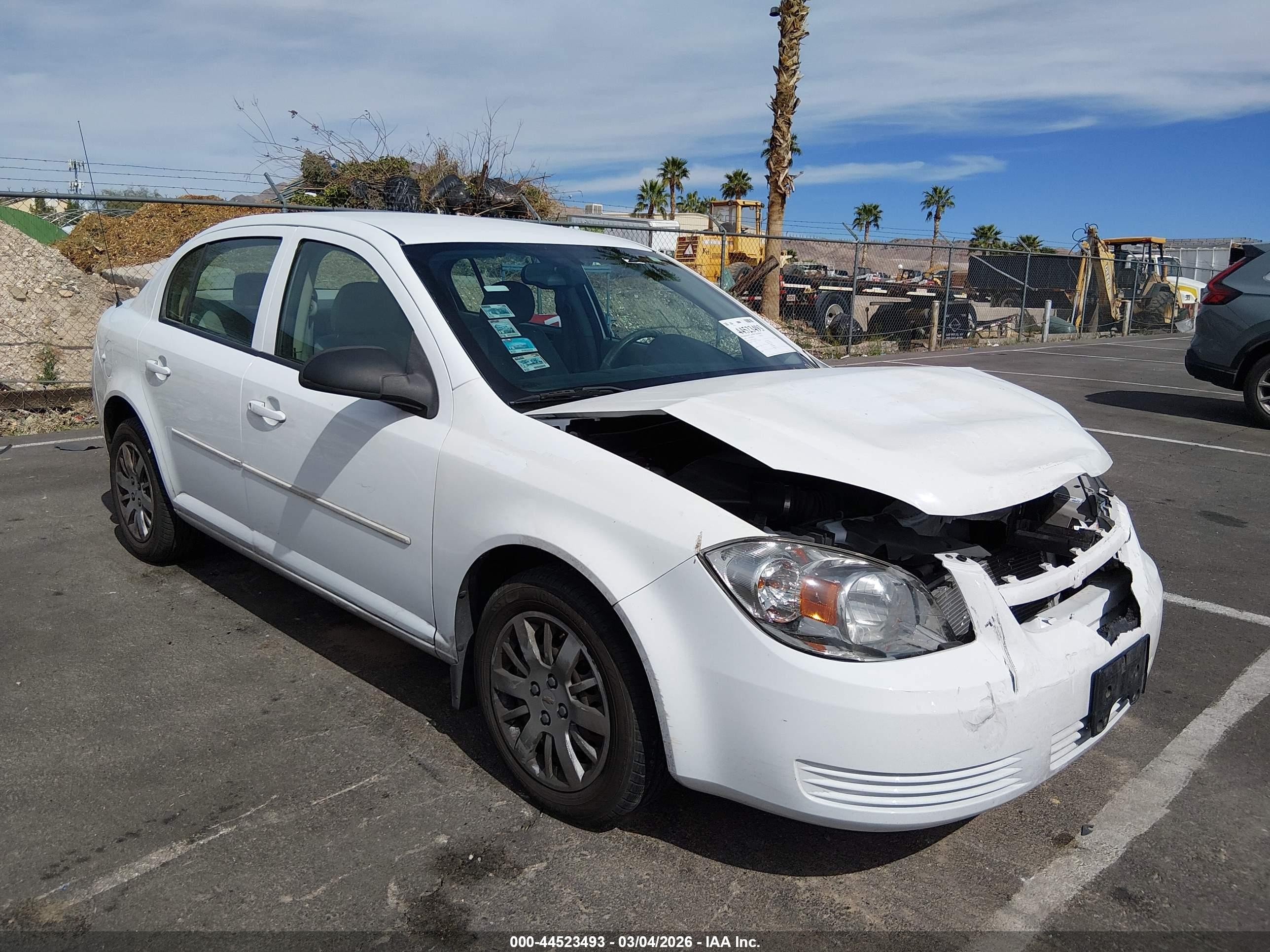 2010 Chevrolet Cobalt Ls White vin: 1G1AB5F51A7156533