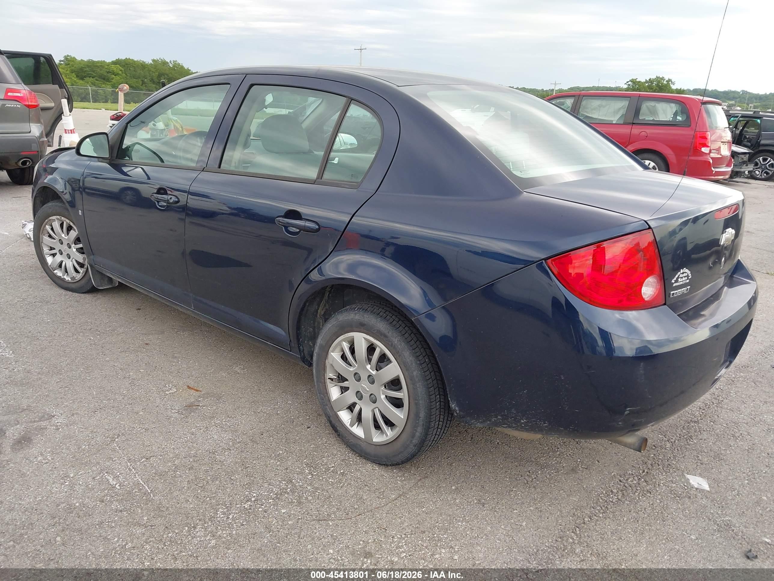 2010 Chevrolet Cobalt Ls Синий vin: 1G1AB5F52A7108068