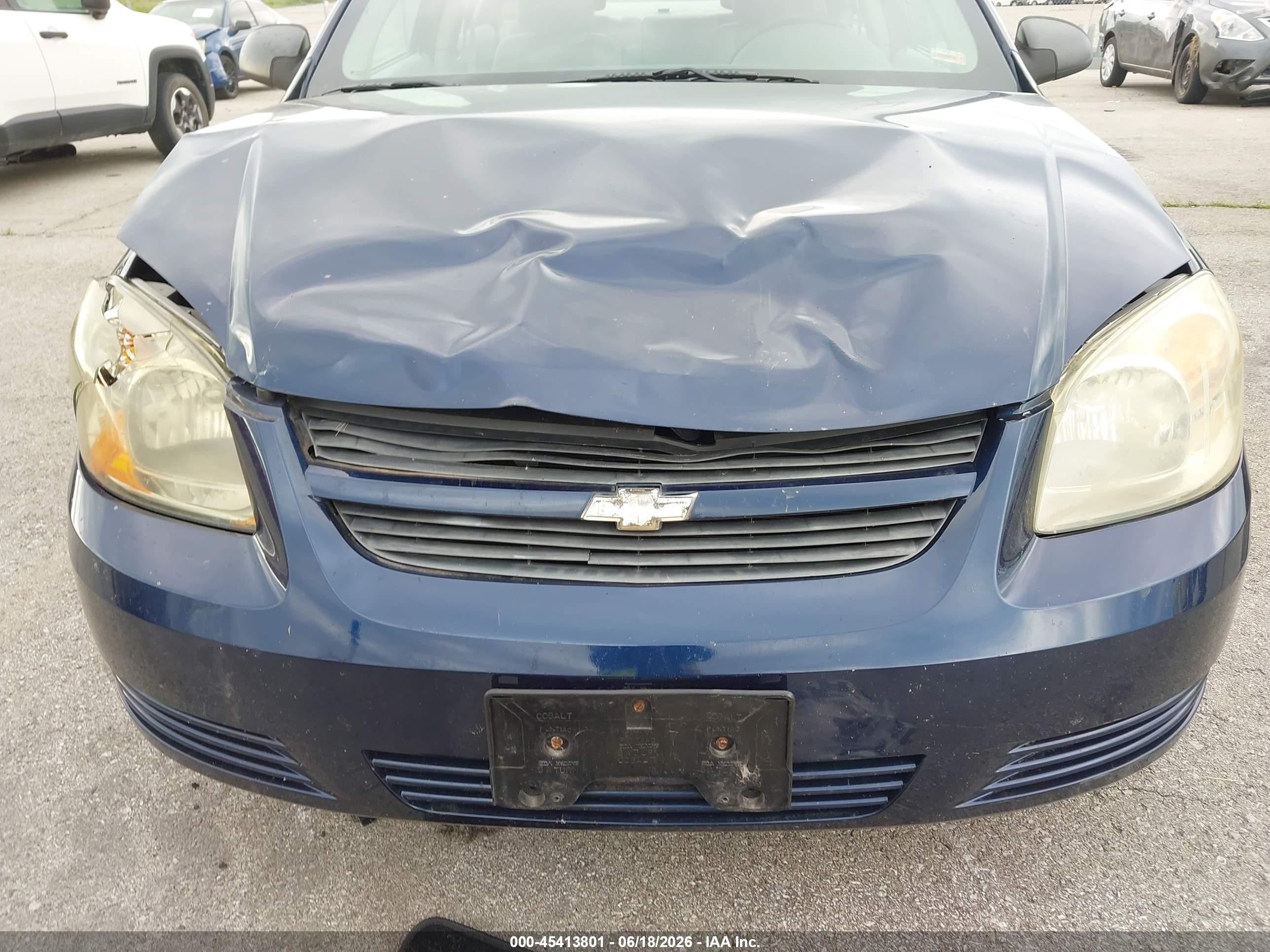 2010 Chevrolet Cobalt Ls Синий vin: 1G1AB5F52A7108068