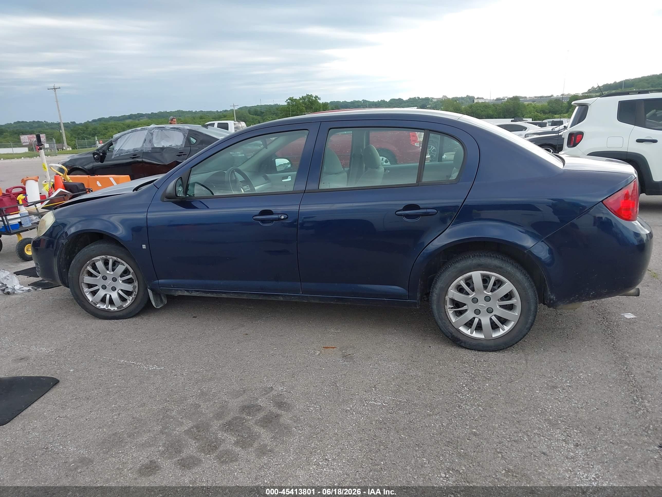 2010 Chevrolet Cobalt Ls Синий vin: 1G1AB5F52A7108068