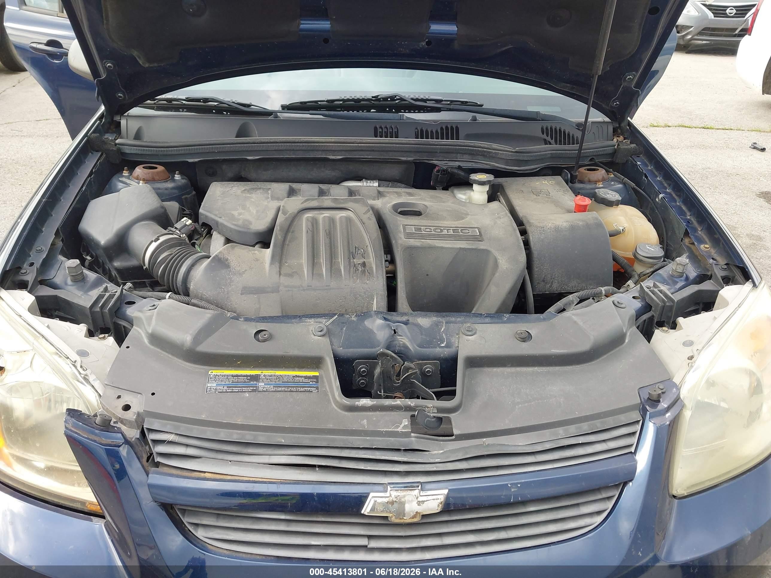 2010 Chevrolet Cobalt Ls Синий vin: 1G1AB5F52A7108068