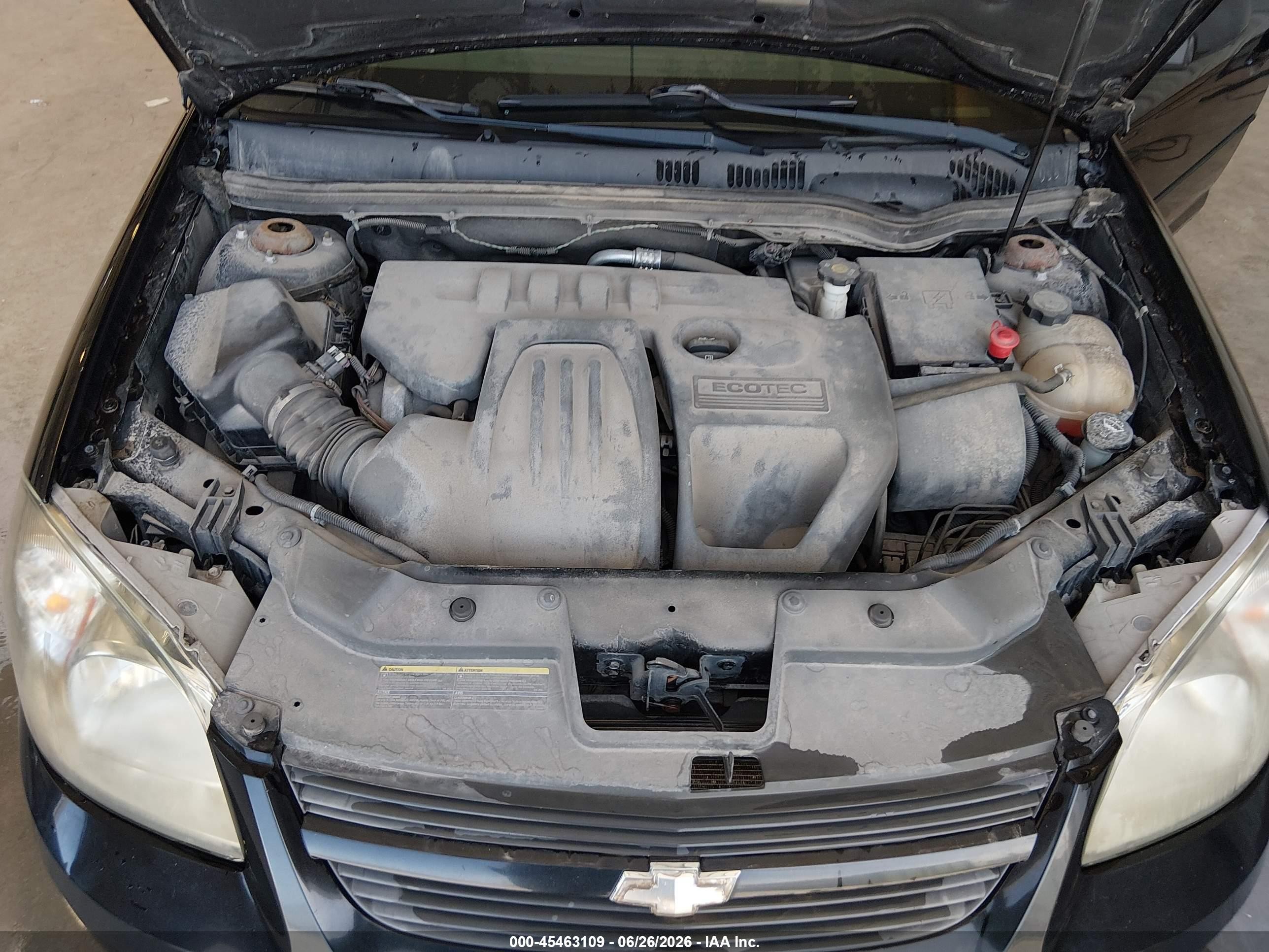 2010 Chevrolet Cobalt Ls Black vin: 1G1AB5F53A7156064