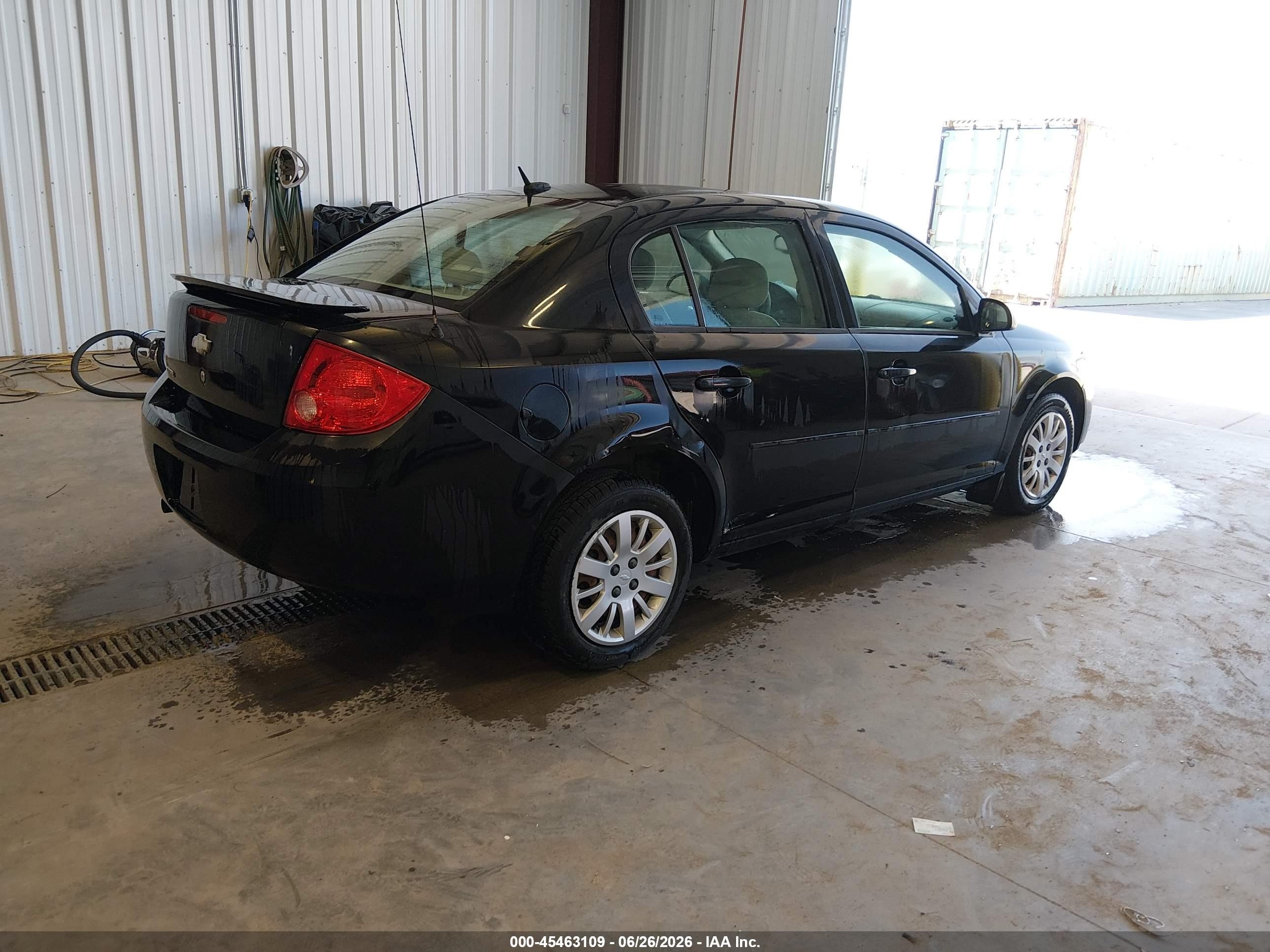 2010 Chevrolet Cobalt Ls Black vin: 1G1AB5F53A7156064