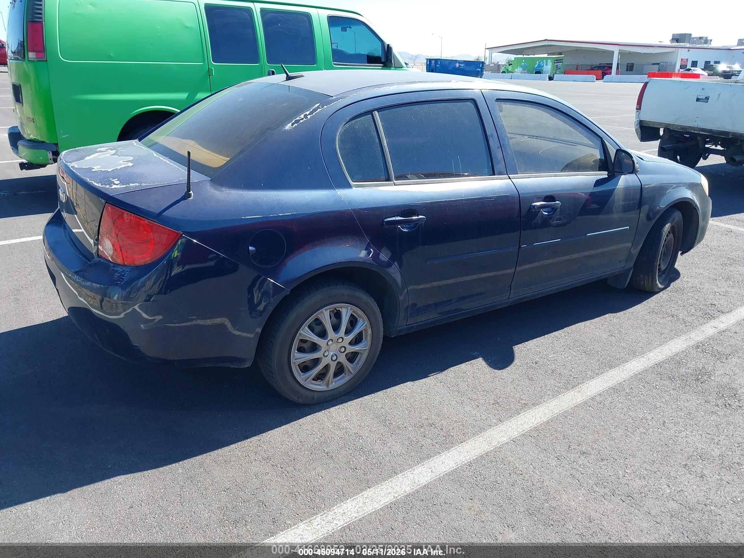 2010 Chevrolet Cobalt Ls Blue vin: 1G1AB5F54A7179594