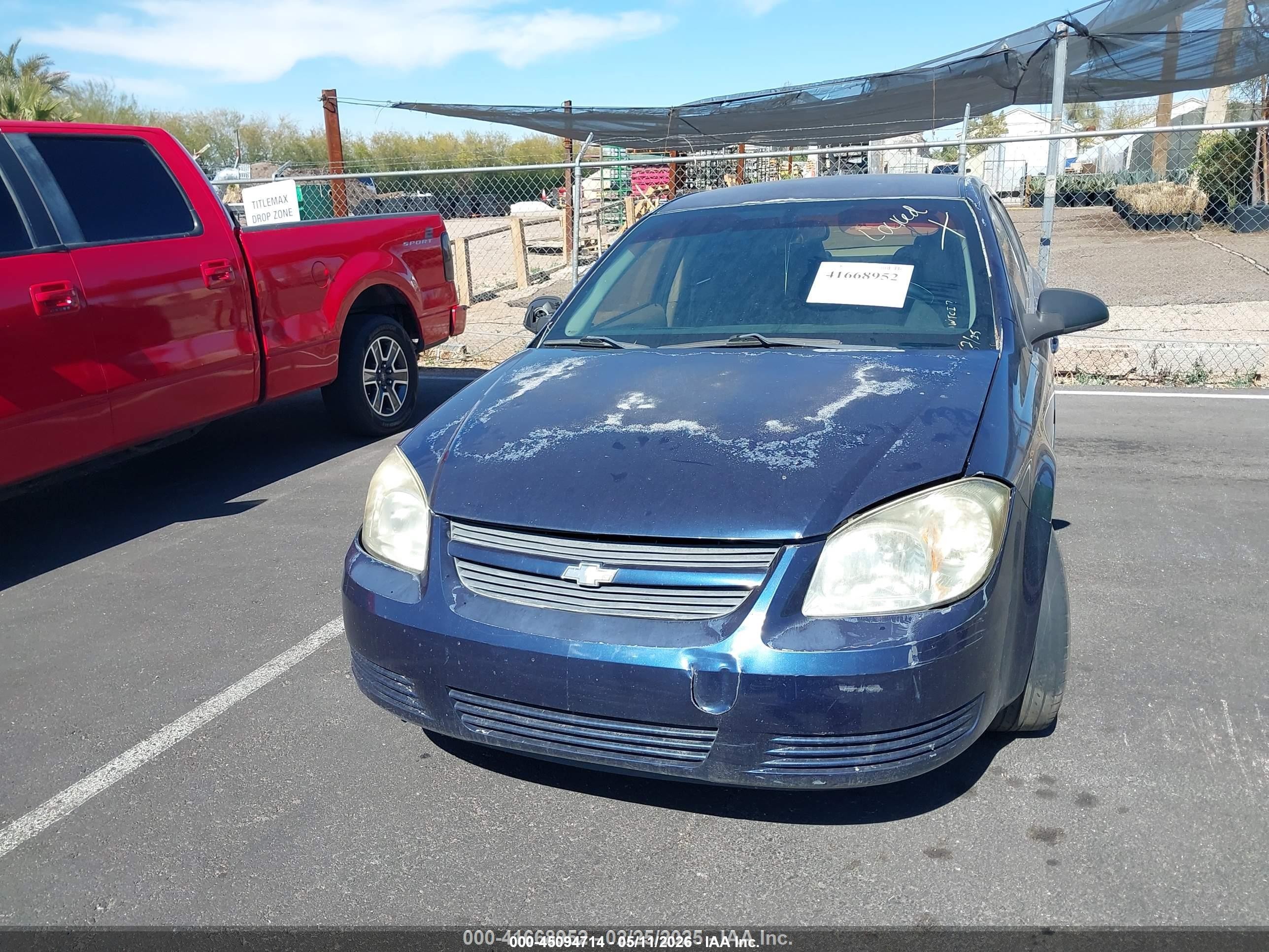 2010 Chevrolet Cobalt Ls Blue vin: 1G1AB5F54A7179594