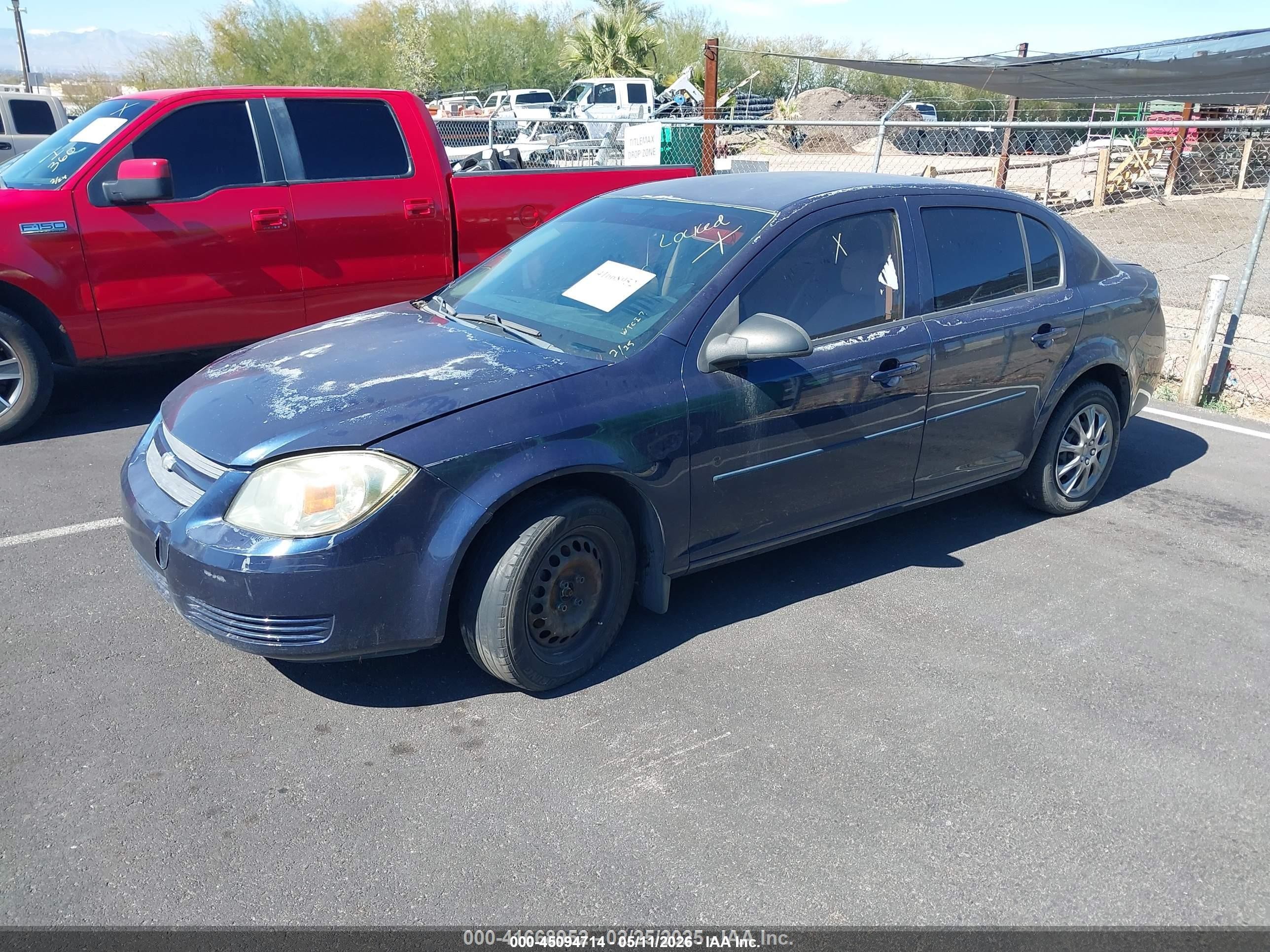 2010 Chevrolet Cobalt Ls Blue vin: 1G1AB5F54A7179594