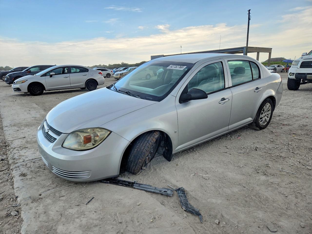 2010 Chevrolet Cobalt Ls Silver vin: 1G1AB5F55A7107576