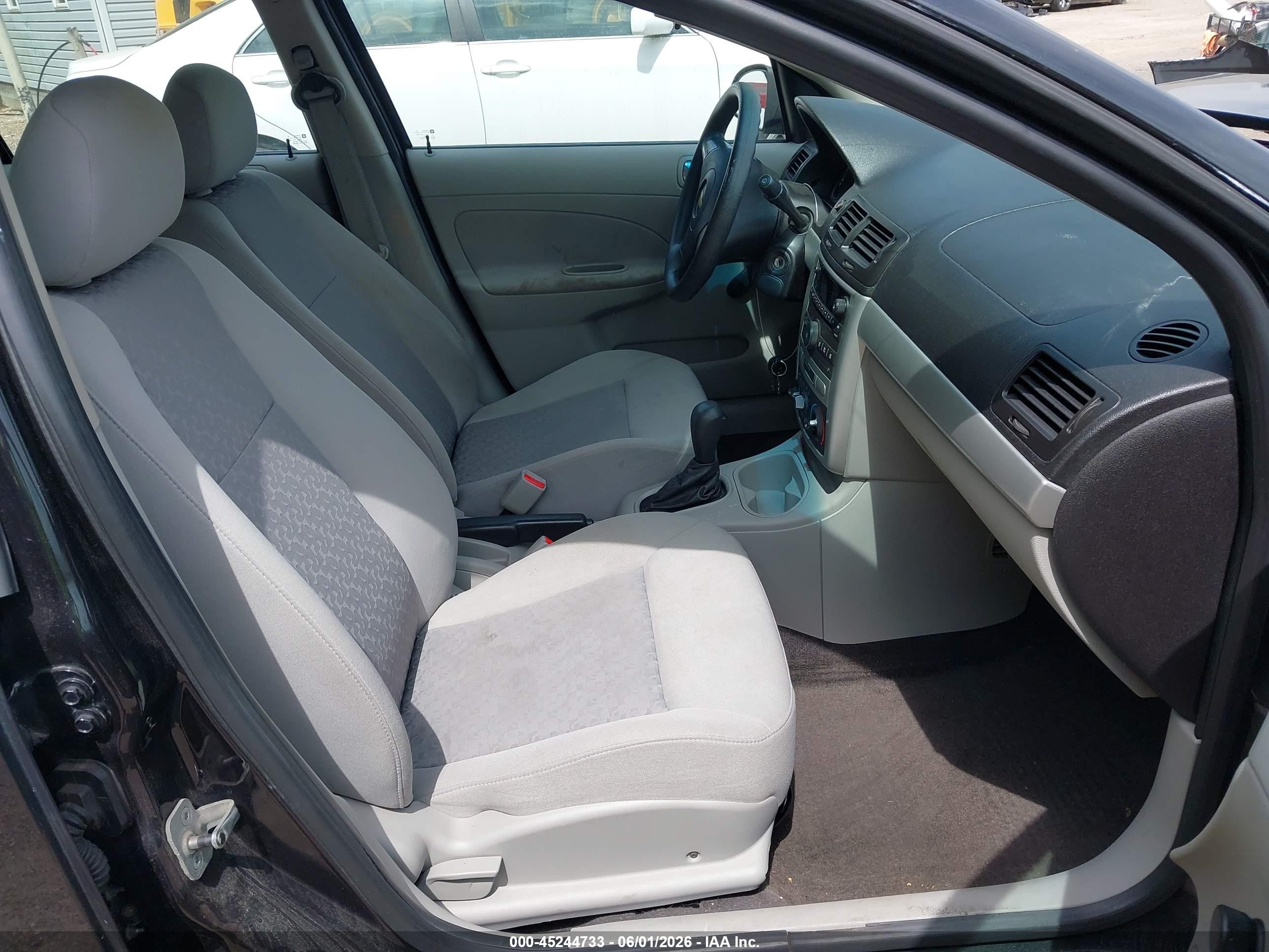 2010 Chevrolet Cobalt Ls Черный vin: 1G1AB5F56A7127769