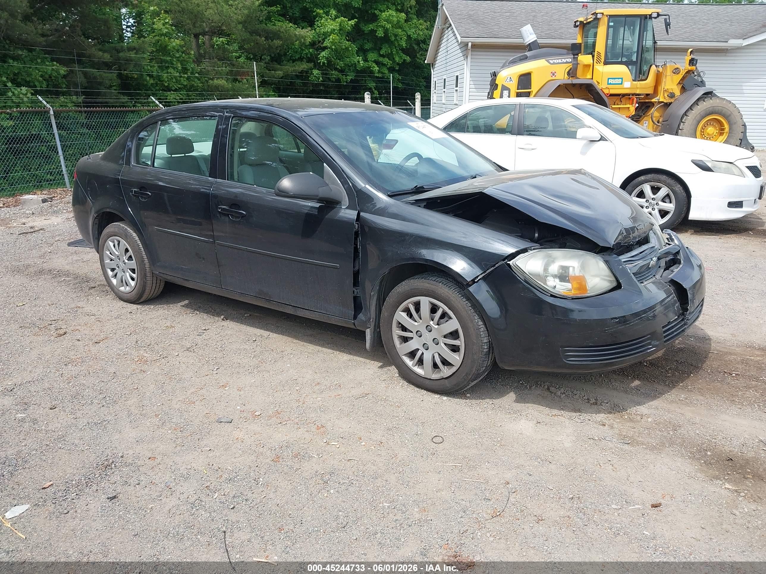 2010 Chevrolet Cobalt Ls Черный vin: 1G1AB5F56A7127769