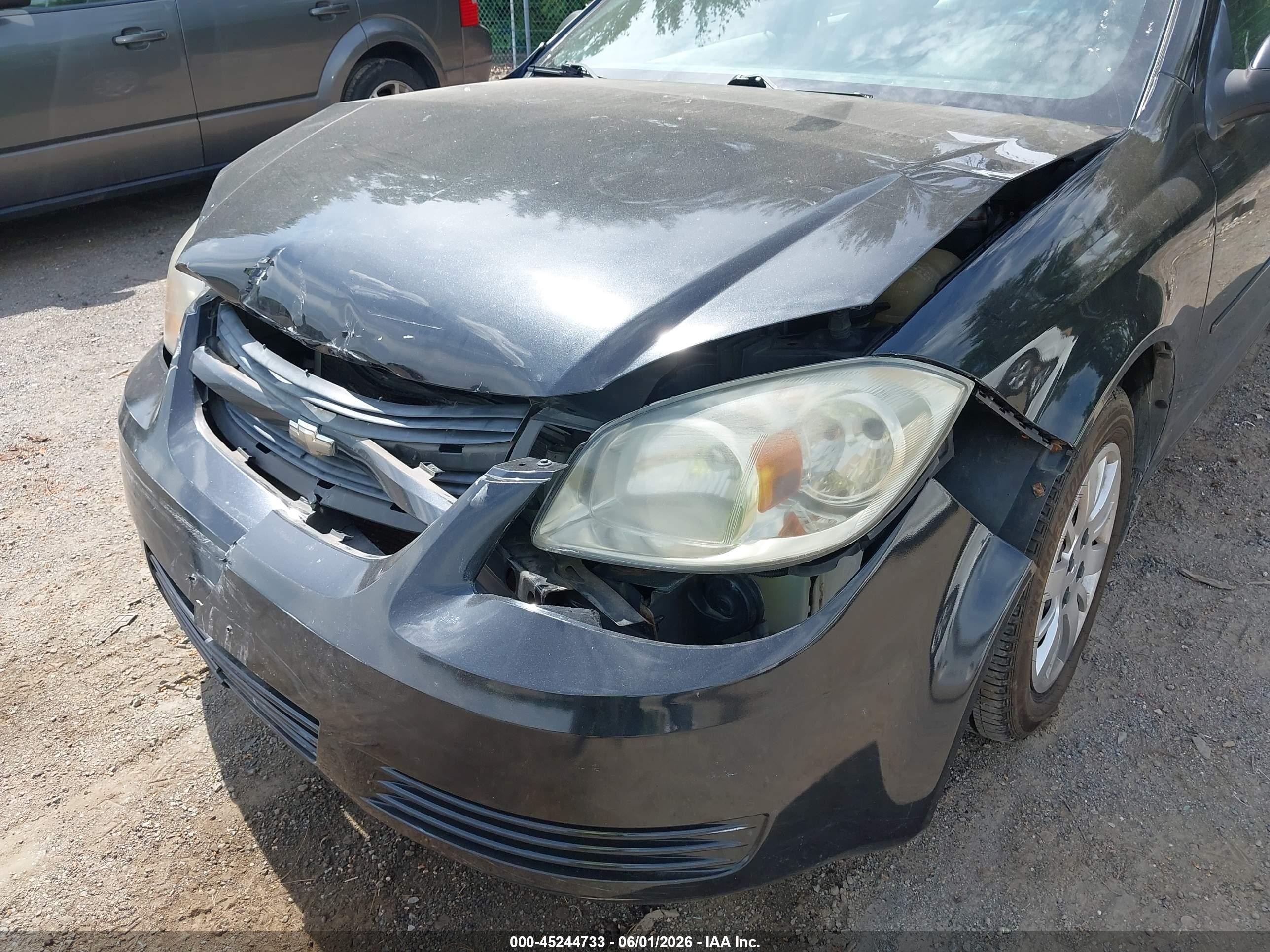 2010 Chevrolet Cobalt Ls Черный vin: 1G1AB5F56A7127769