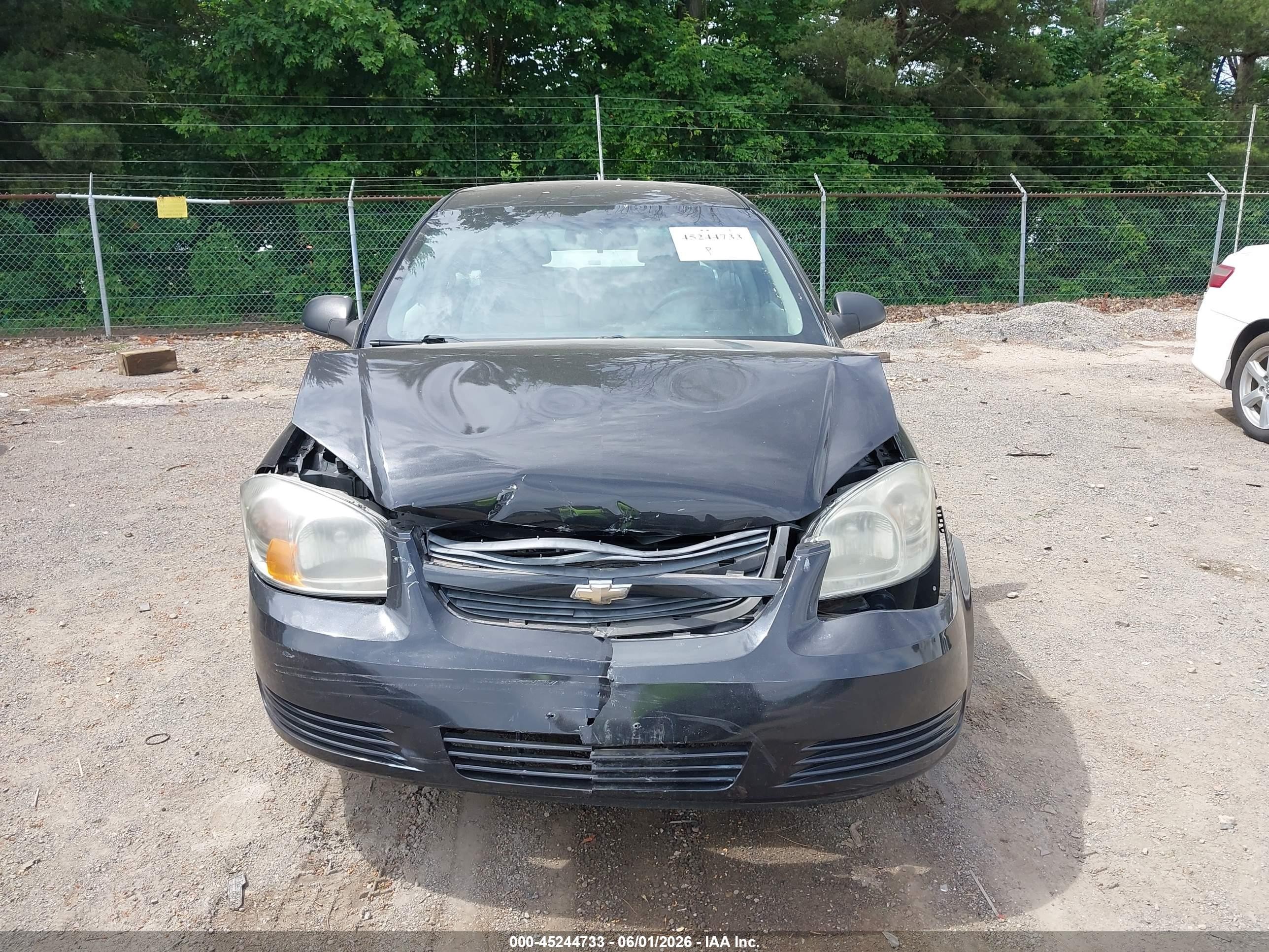 2010 Chevrolet Cobalt Ls Черный vin: 1G1AB5F56A7127769