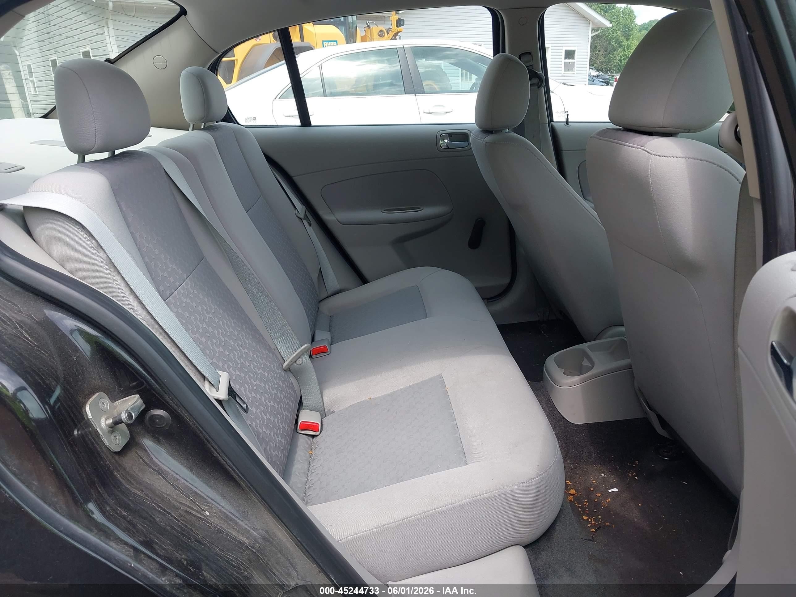 2010 Chevrolet Cobalt Ls Черный vin: 1G1AB5F56A7127769