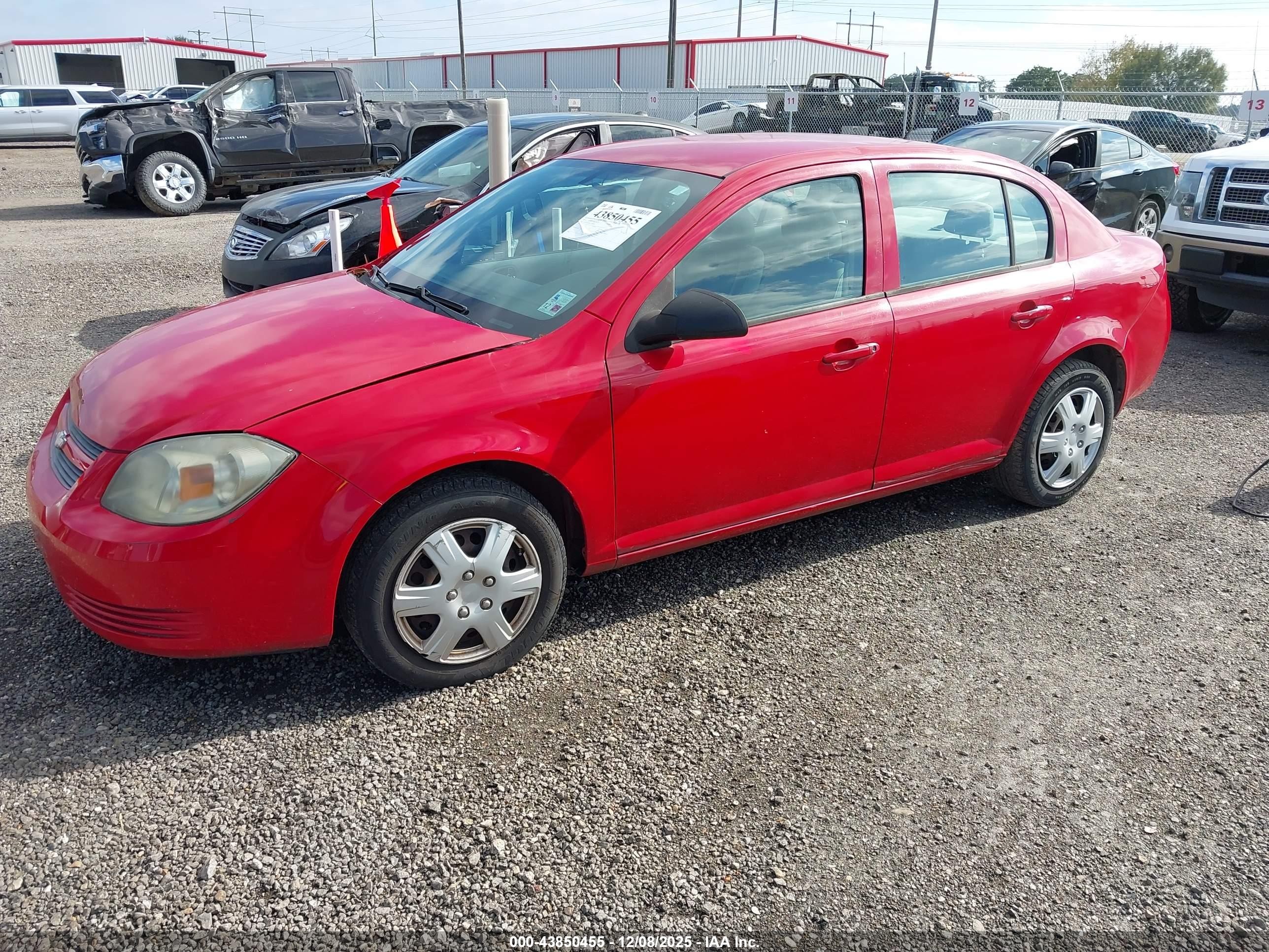2010 Chevrolet Cobalt Ls Red vin: 1G1AB5F56A7140540