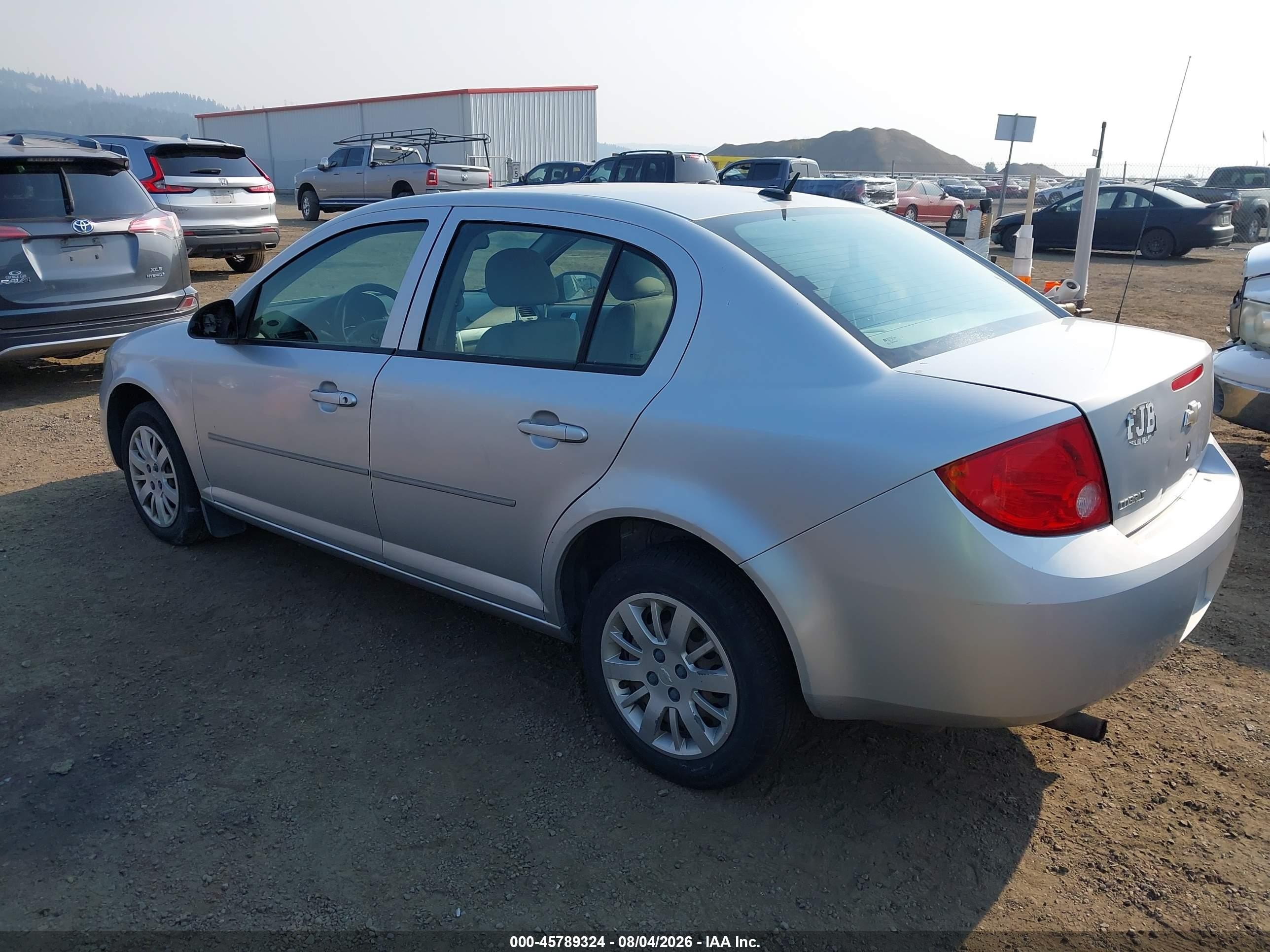 2010 Chevrolet Cobalt Ls Silver vin: 1G1AB5F57A7147948
