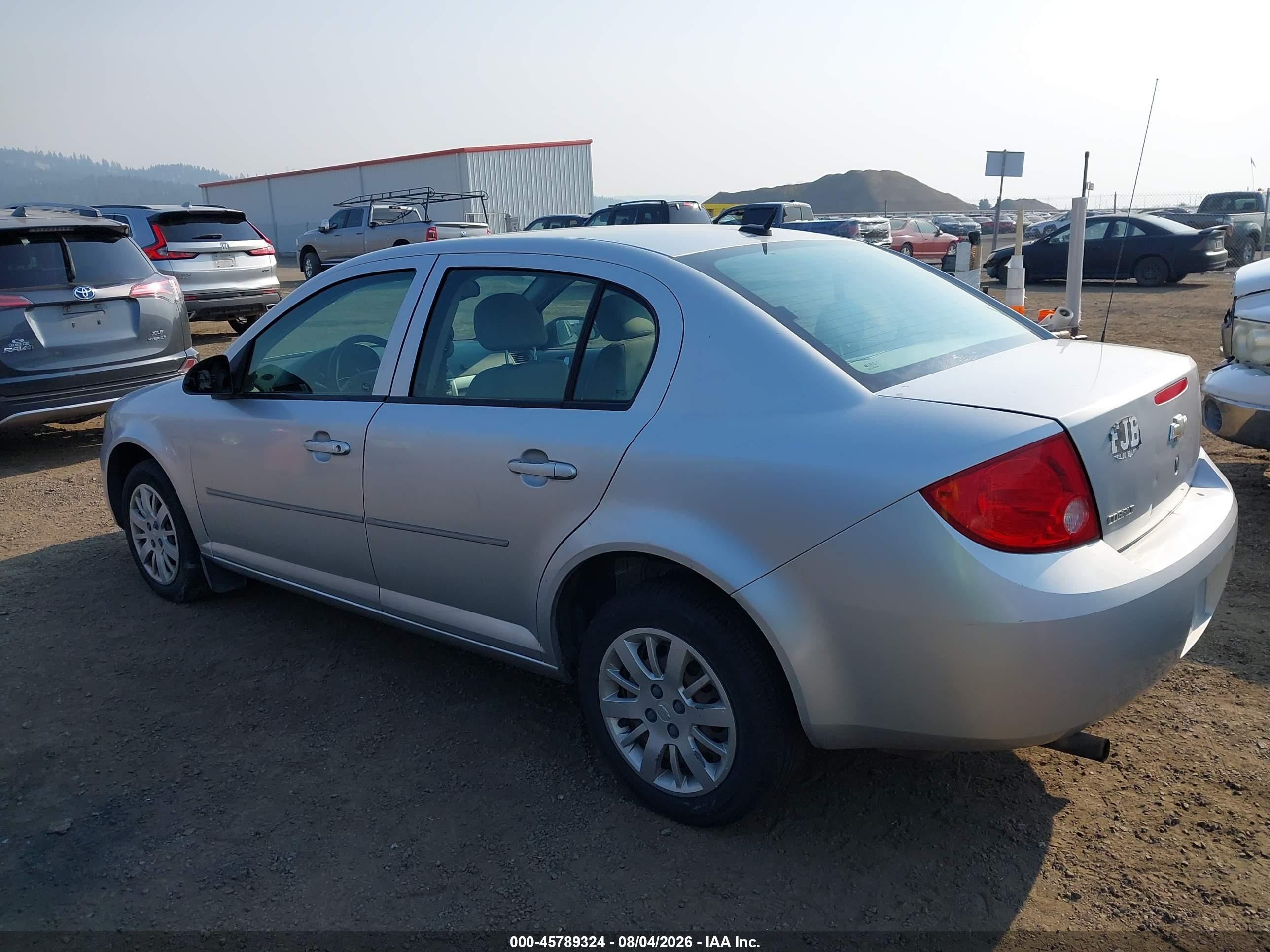 2010 Chevrolet Cobalt Ls Silver vin: 1G1AB5F57A7147948