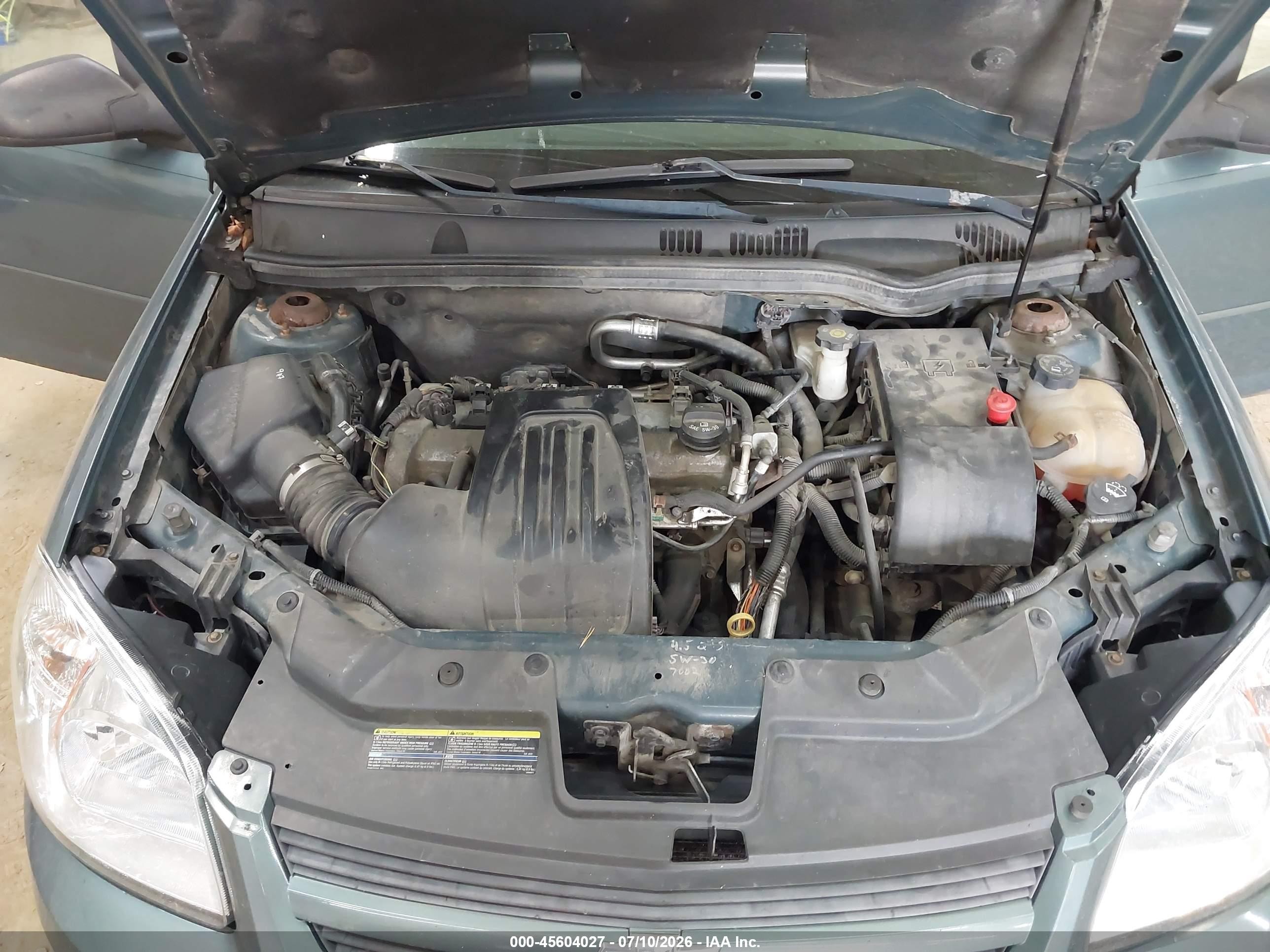 2010 Chevrolet Cobalt Ls Серый vin: 1G1AB5F58A7115848